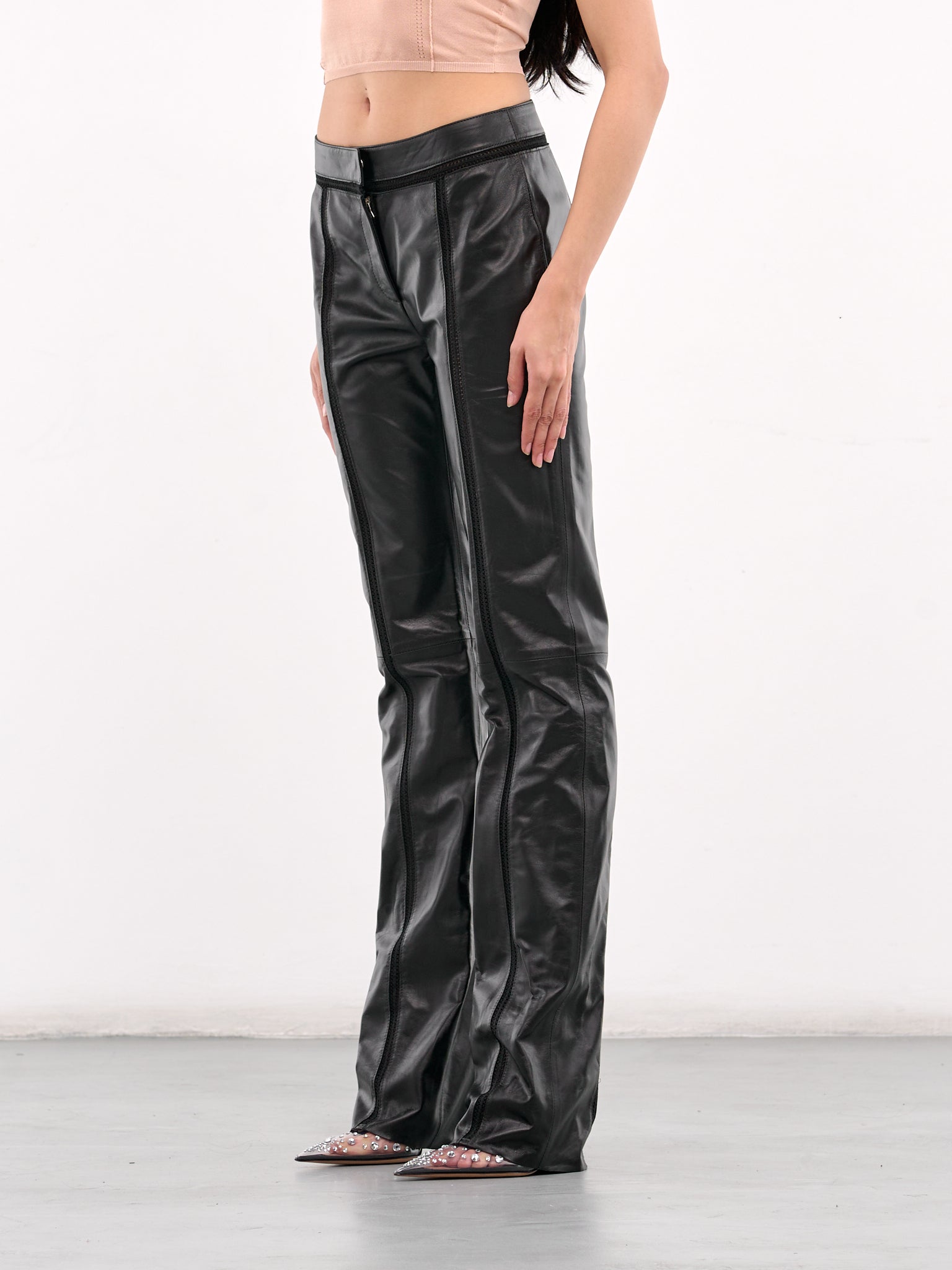 Leather Trousers (2L070A-N0990-BLACK)