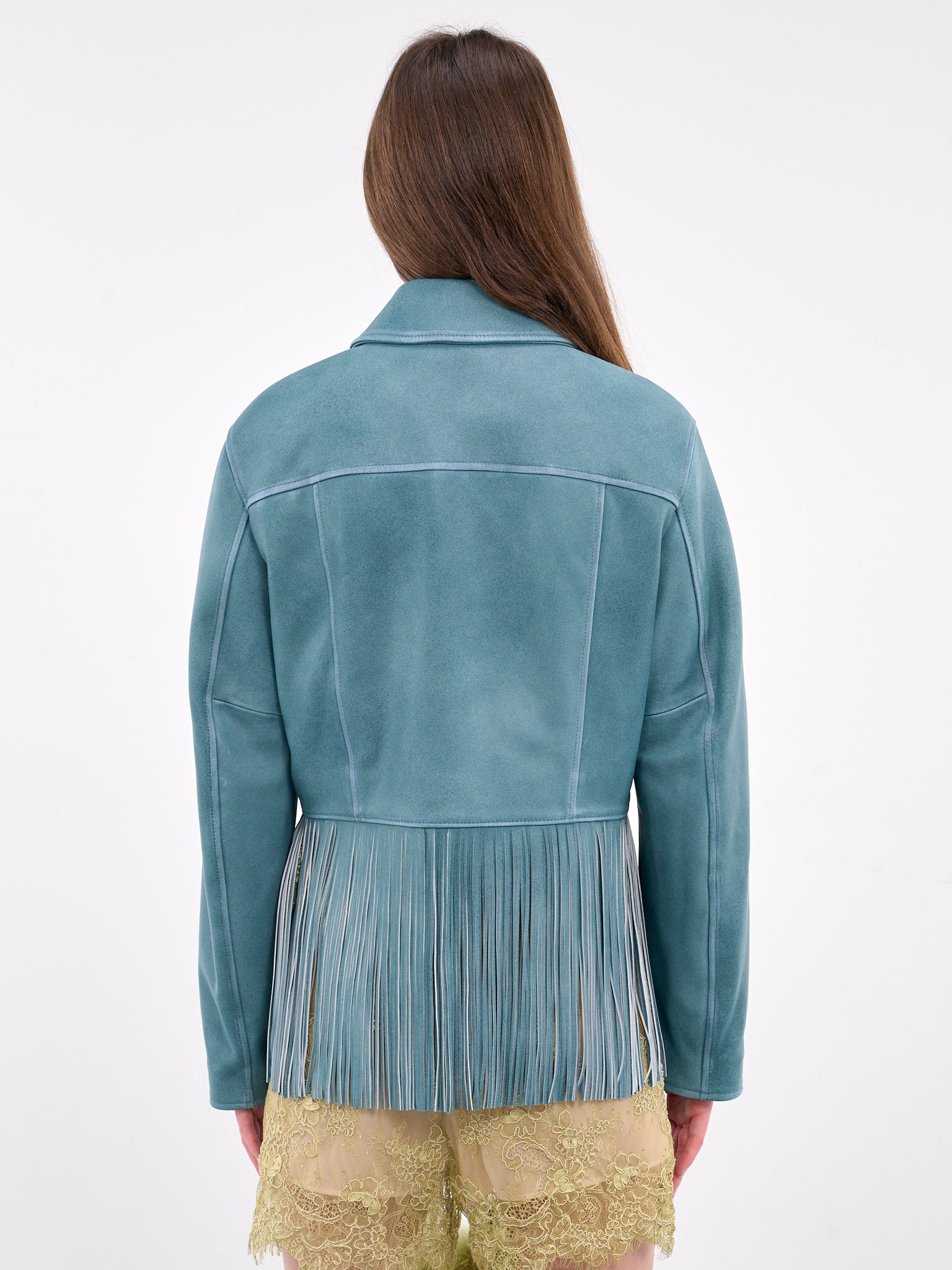 Fringe Leather Jacket (2L081A-N0960-AGATA)