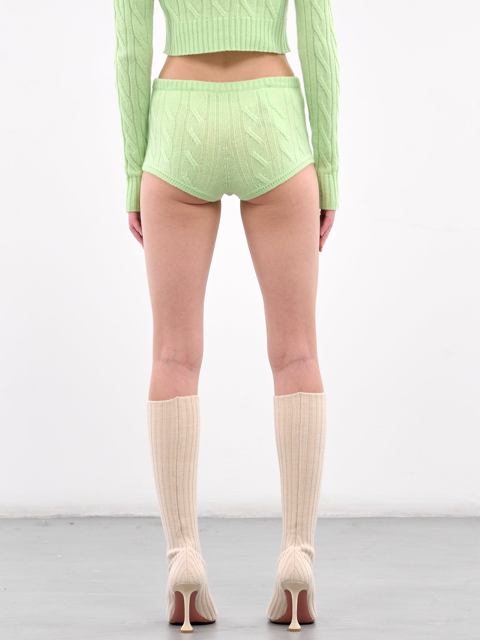 Knit Shorts (2P179A-N0414-LIGHT-GREEN)