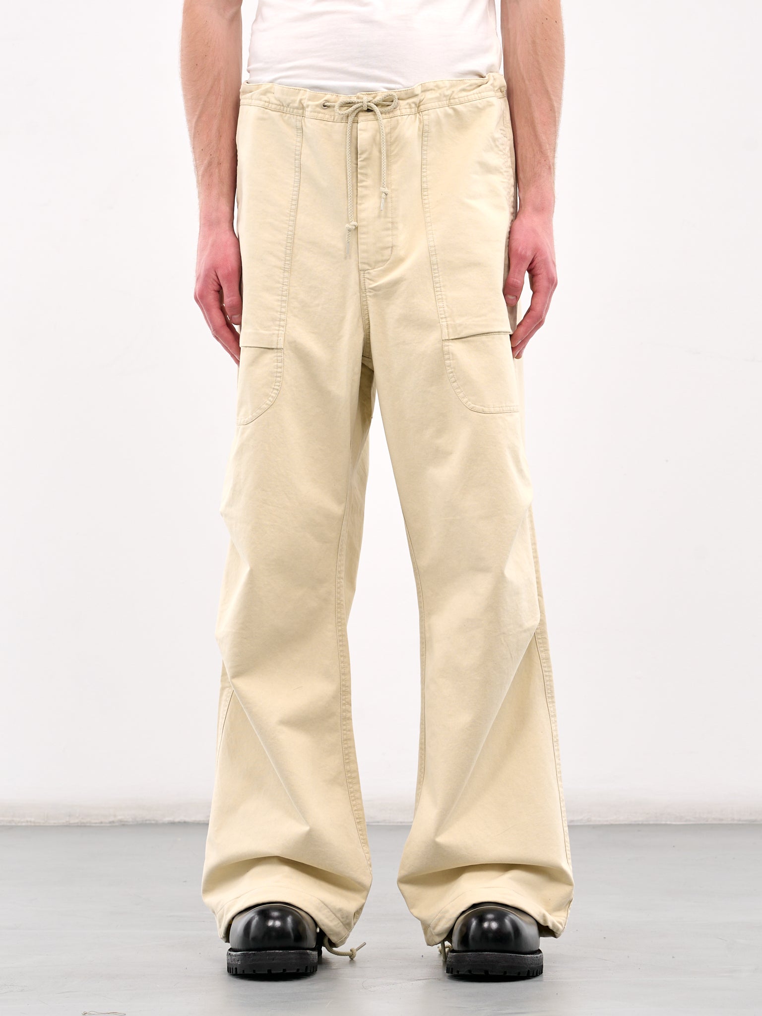 Barren Cargo Trousers (3021-BARREN-CARGO-OFF-WHITE)