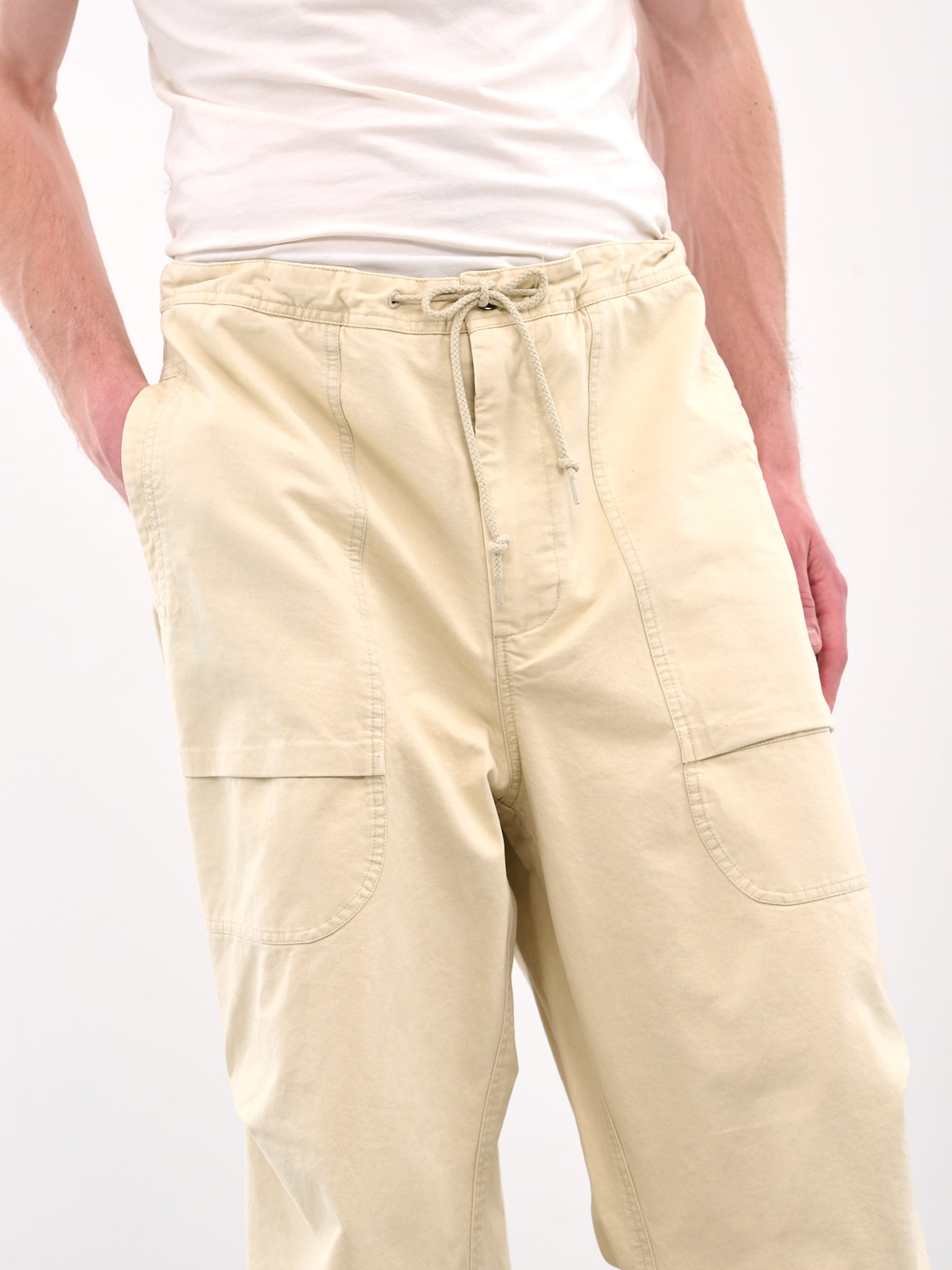 Barren Cargo Trousers (3021-BARREN-CARGO-OFF-WHITE)