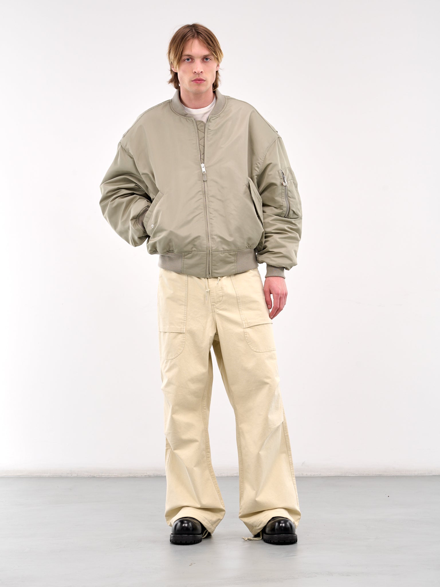 Barren Cargo Trousers (3021-BARREN-CARGO-OFF-WHITE)