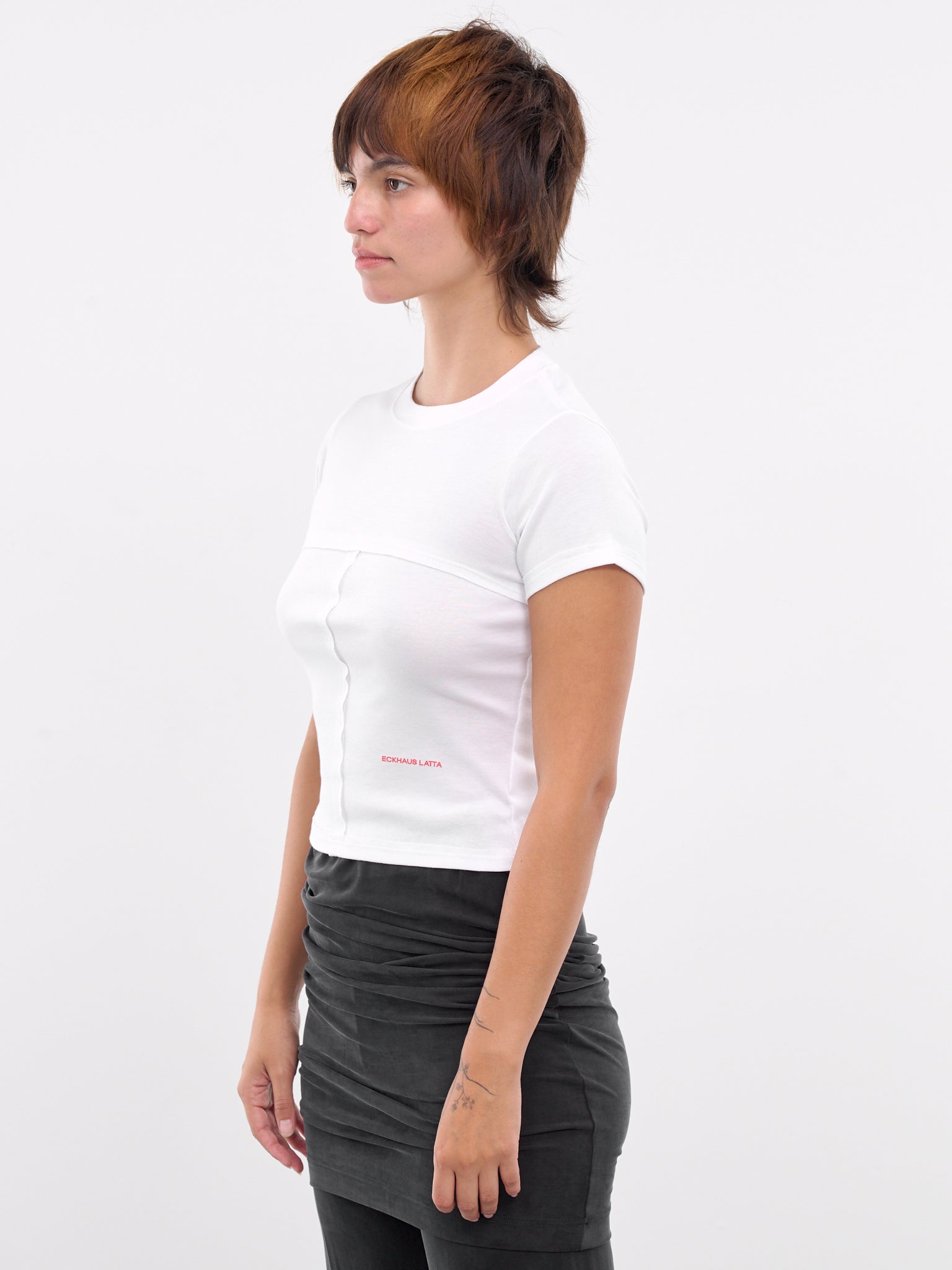 Lapped Baby Tee (303-EL-W-WHITE)