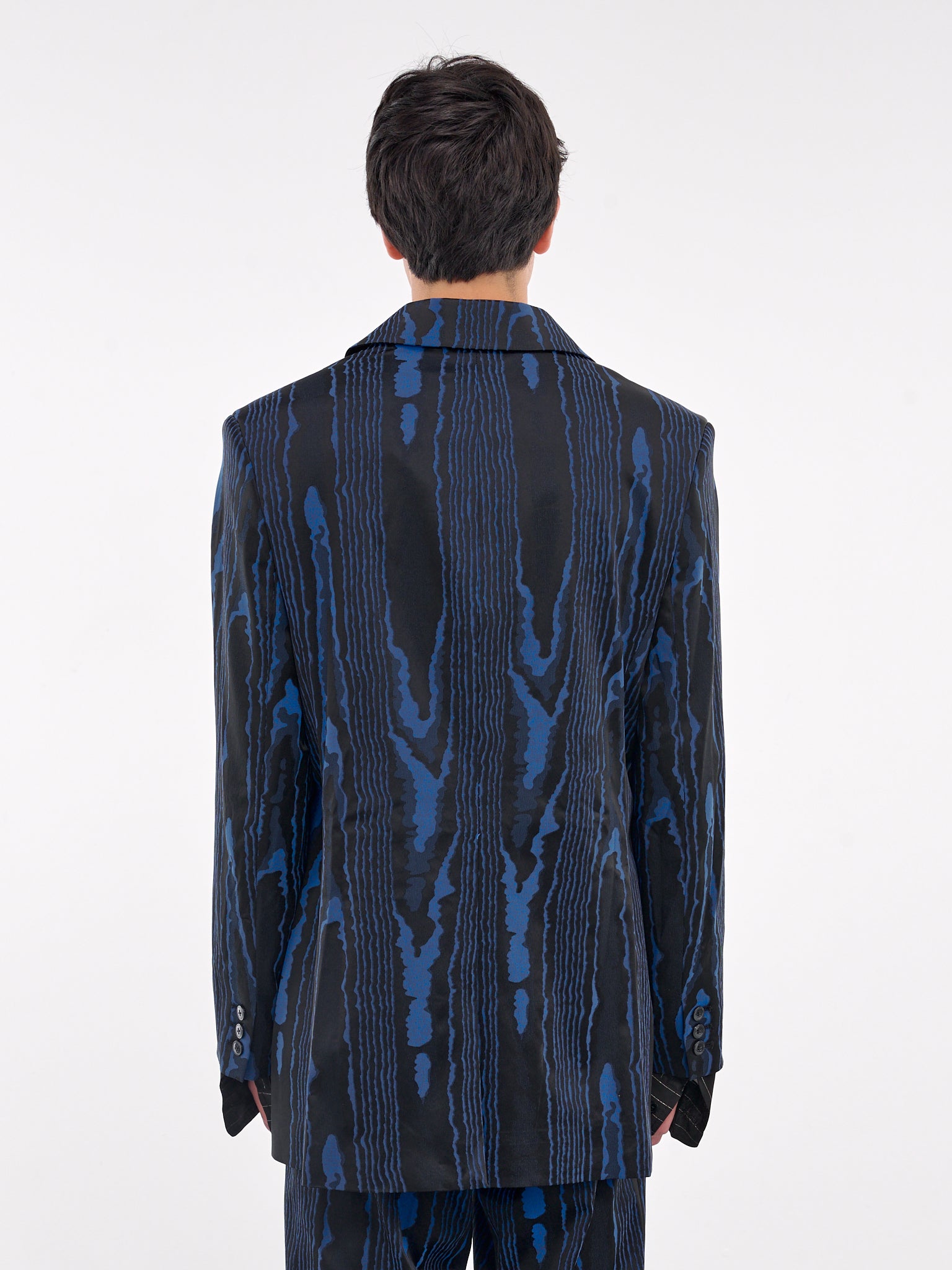 Abstract Blazer (328WT01506-BLUE-BLACK)