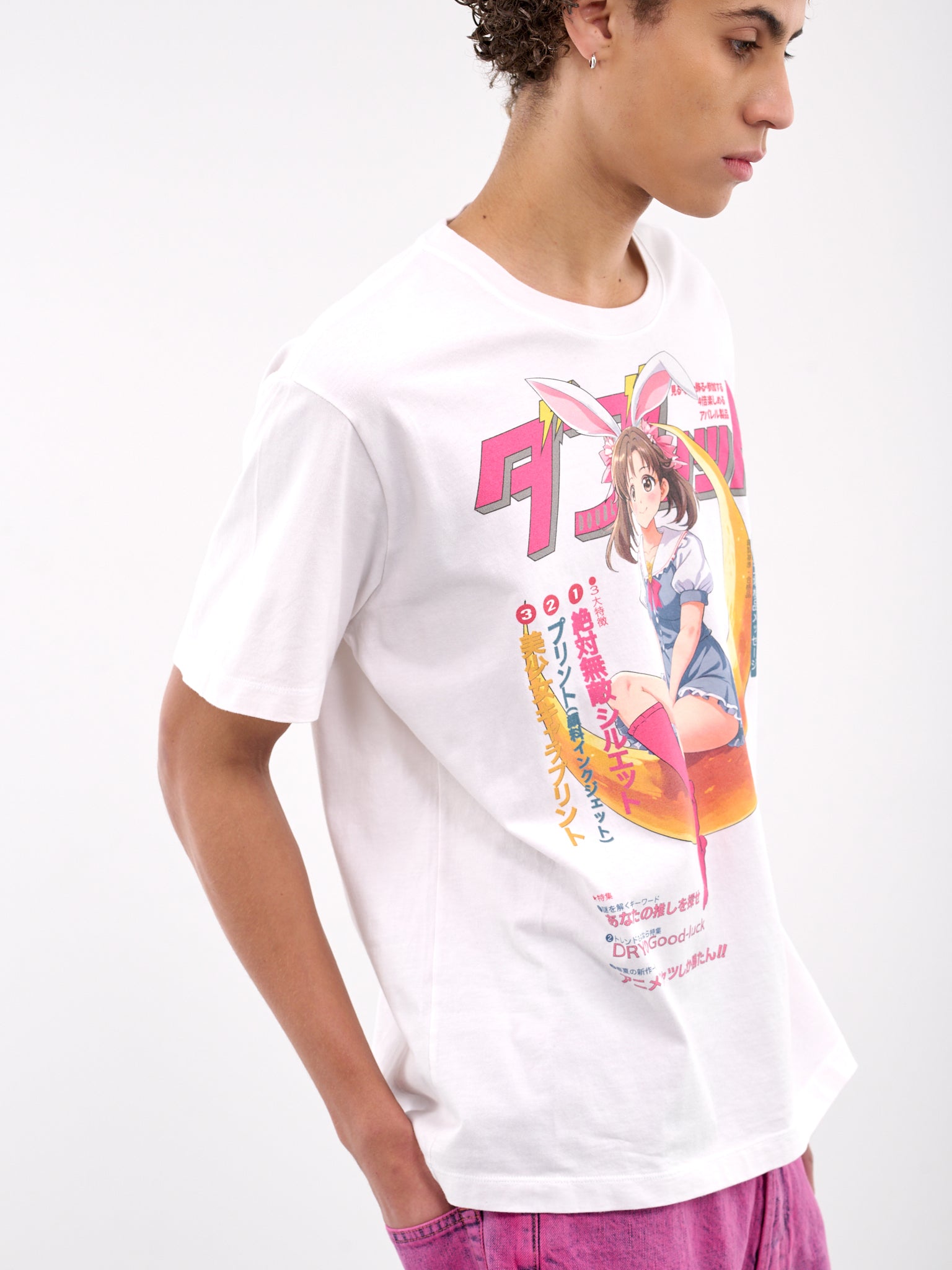 Anime Graphic Tee (33CS370-RABBIT)