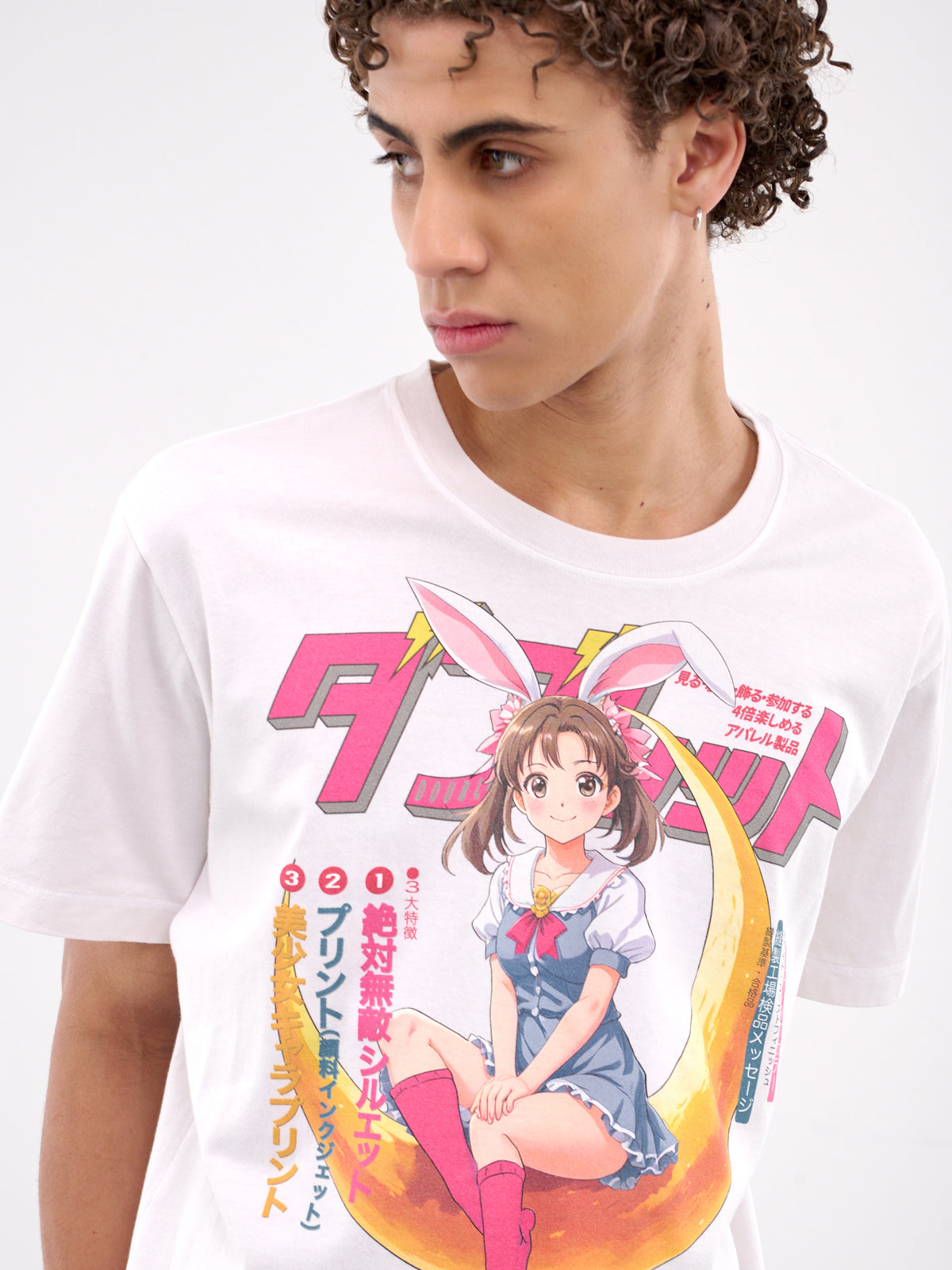 Anime Graphic Tee (33CS370-RABBIT)