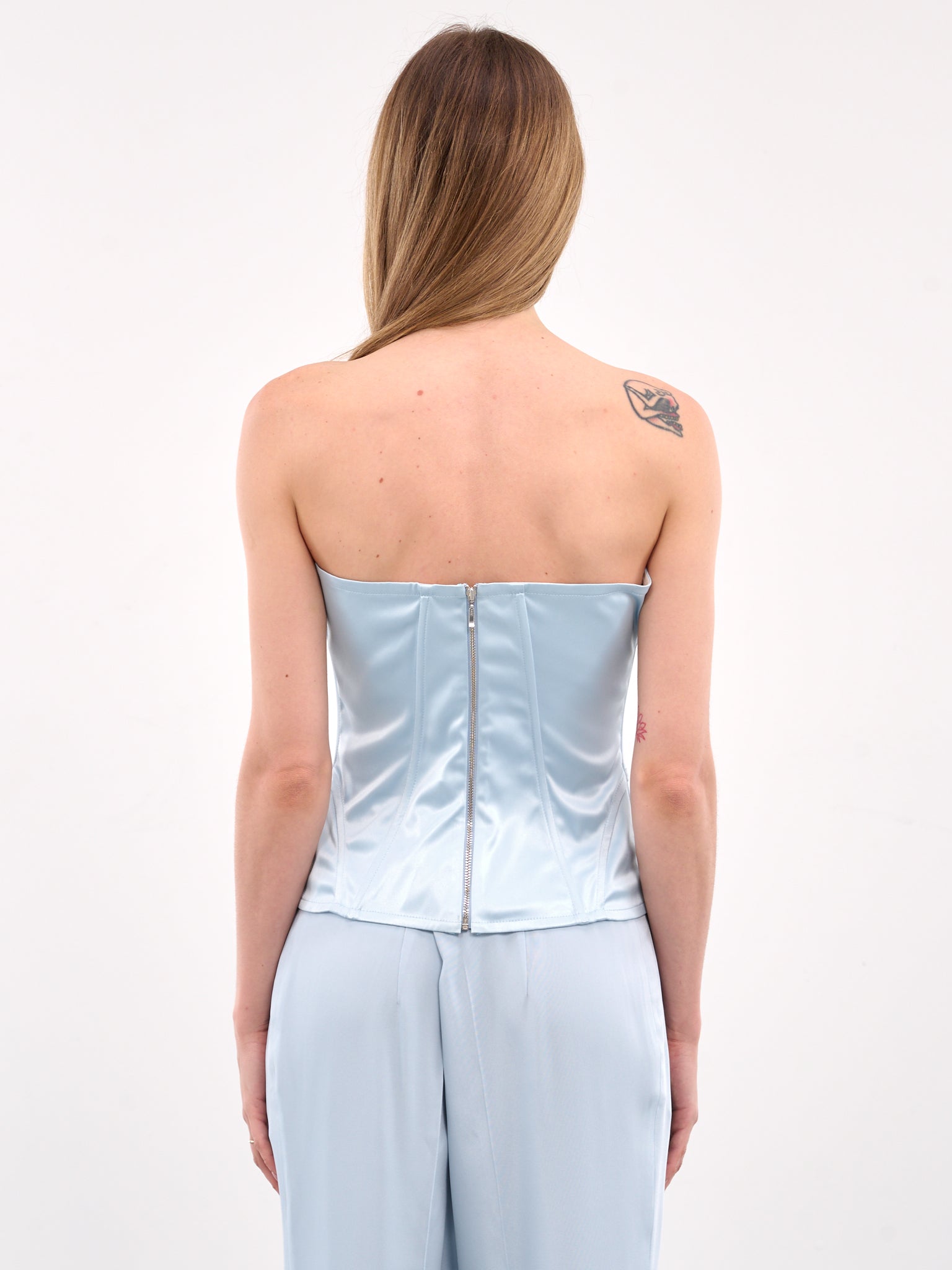 Corset Top (35-LIGHT-BLUE)