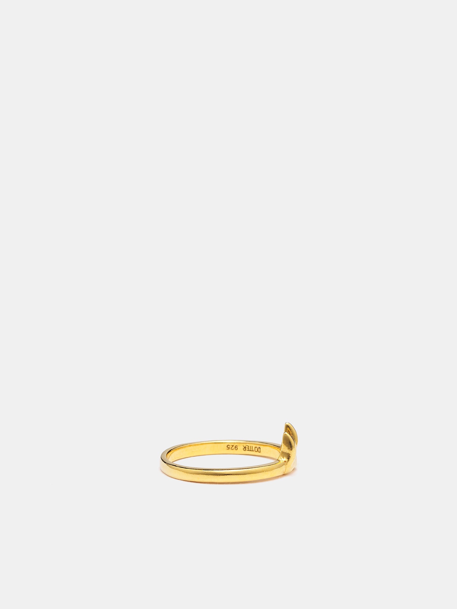 Gold Plated Jaw Lower Ring (JAW-LOWER-GOLD-PLATED-SILVER)