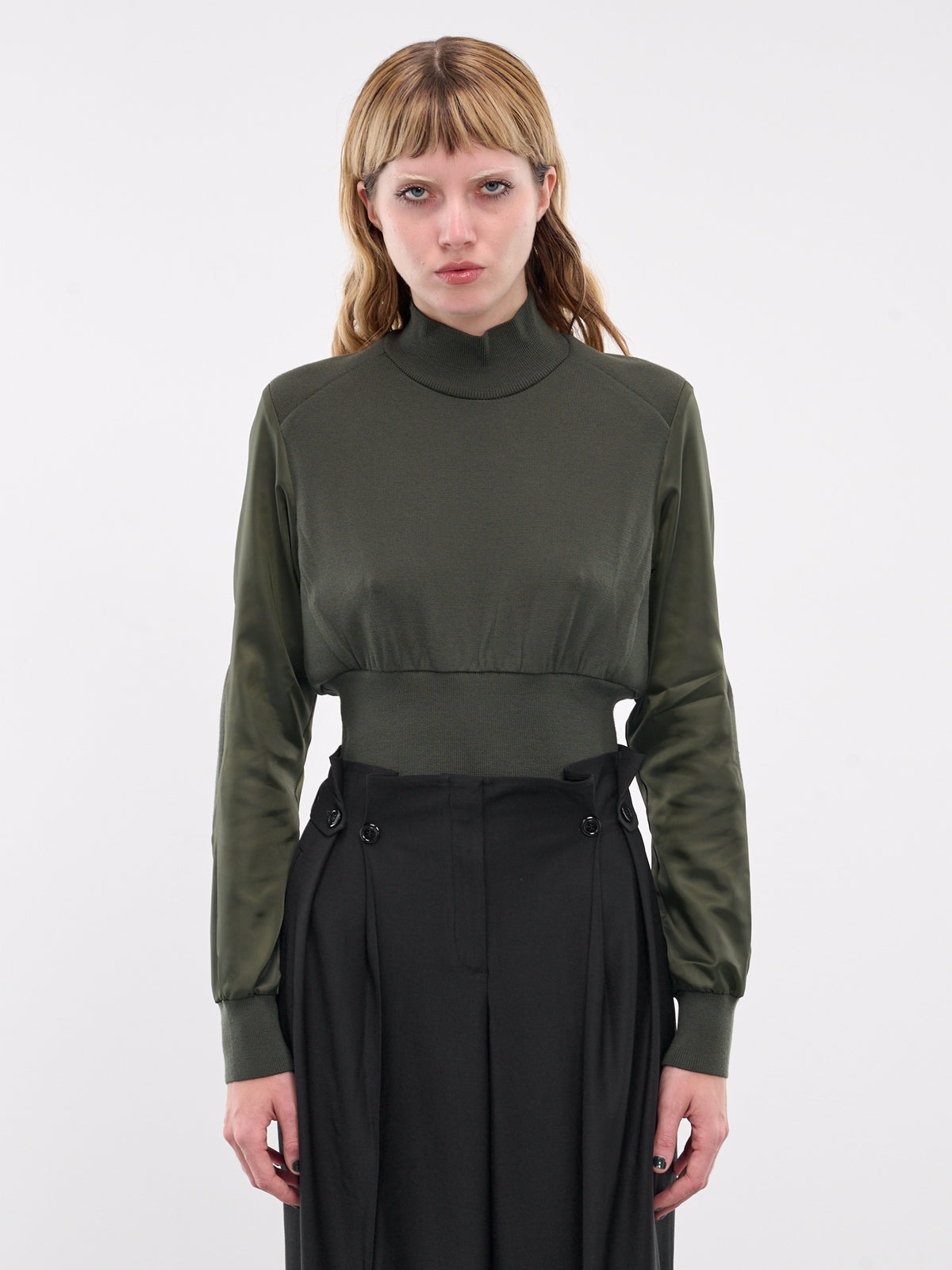 Turtleneck Sweater (3N-N003-051-OLIVE)