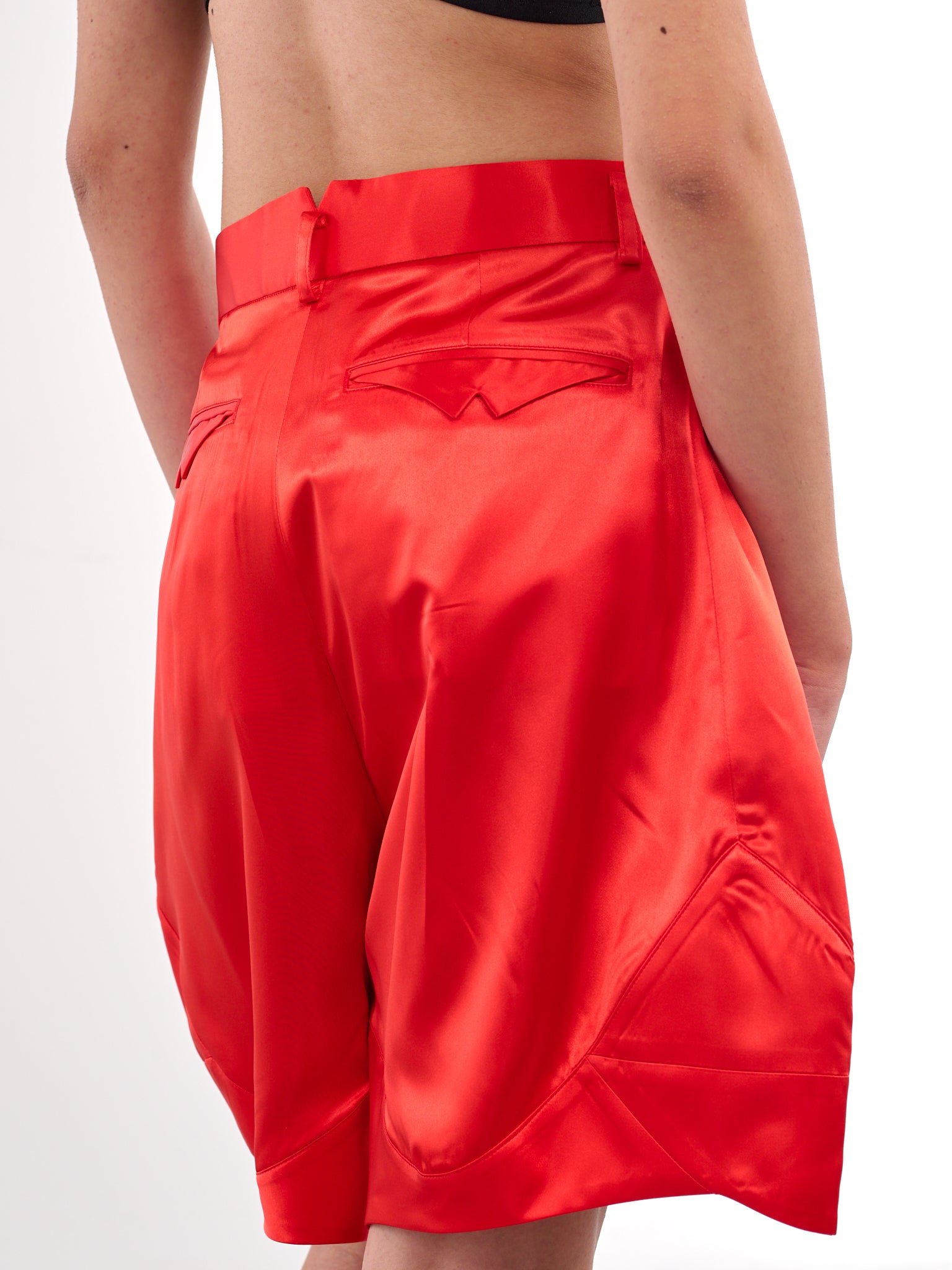 Acetate Shorts (3O-P002-S25-RED)