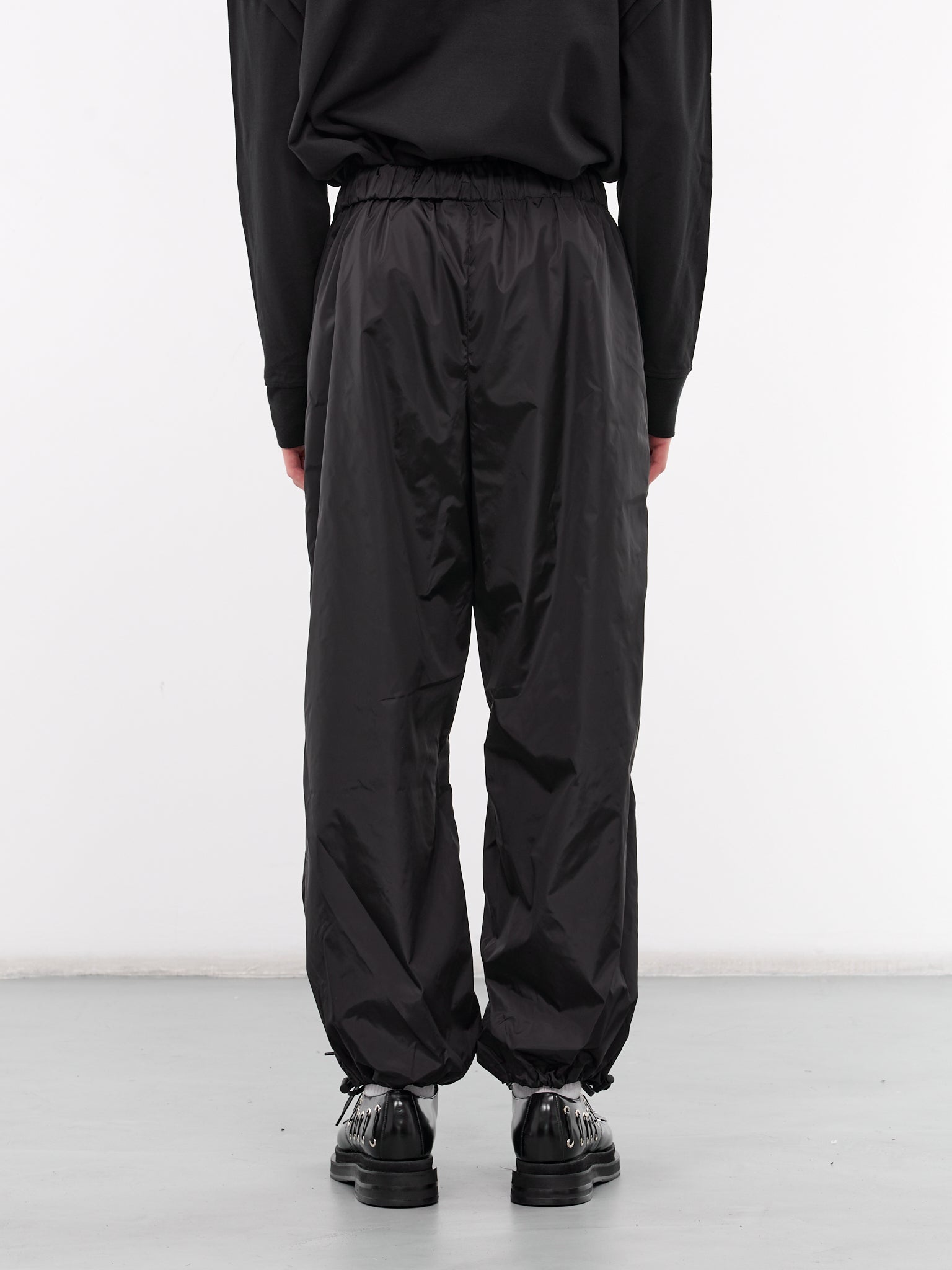 Gathered Track Trousers (4100-1067-BLACK)