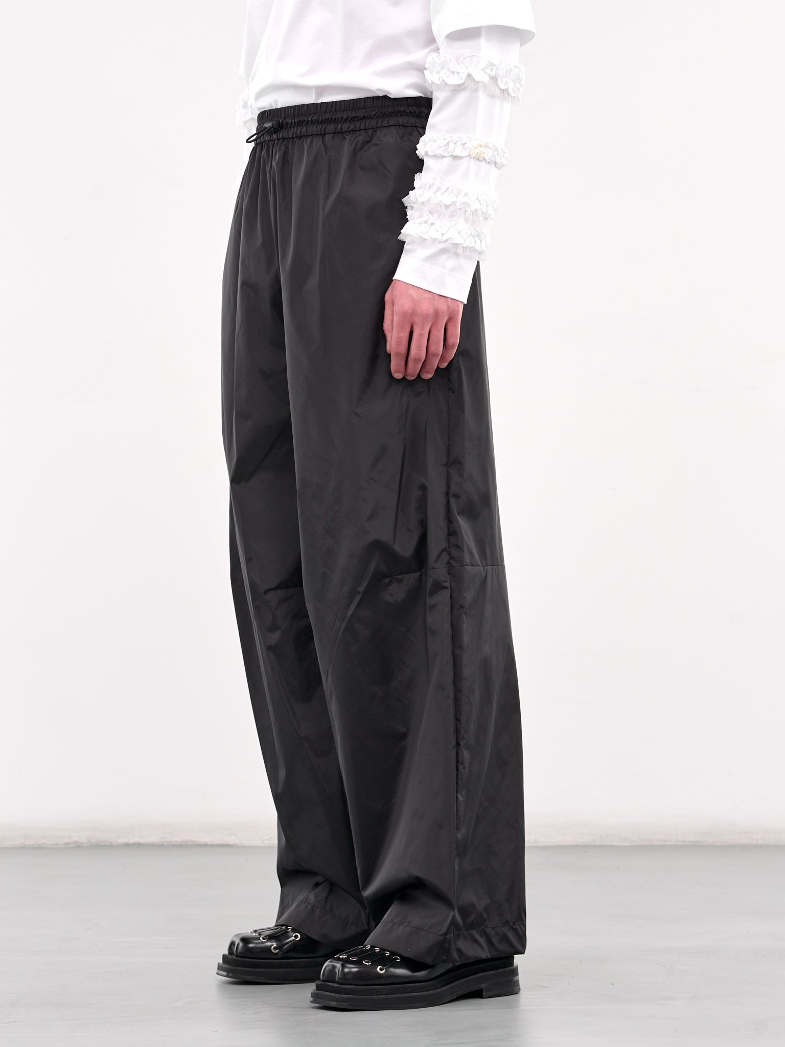 Wide Leg Track Pants (4146D-1067-BLACK)