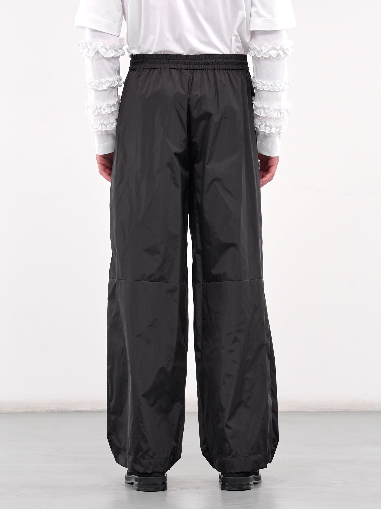 Wide Leg Track Pants (4146D-1067-BLACK)