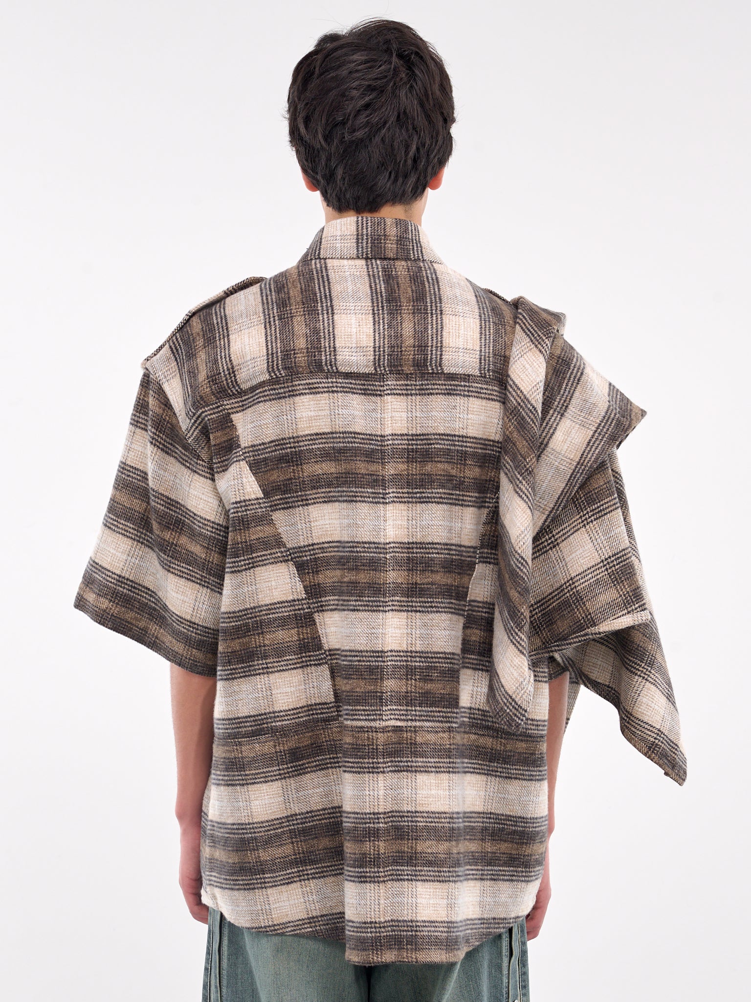 Blanket Safari Shirt (448WP04709-BROWN)