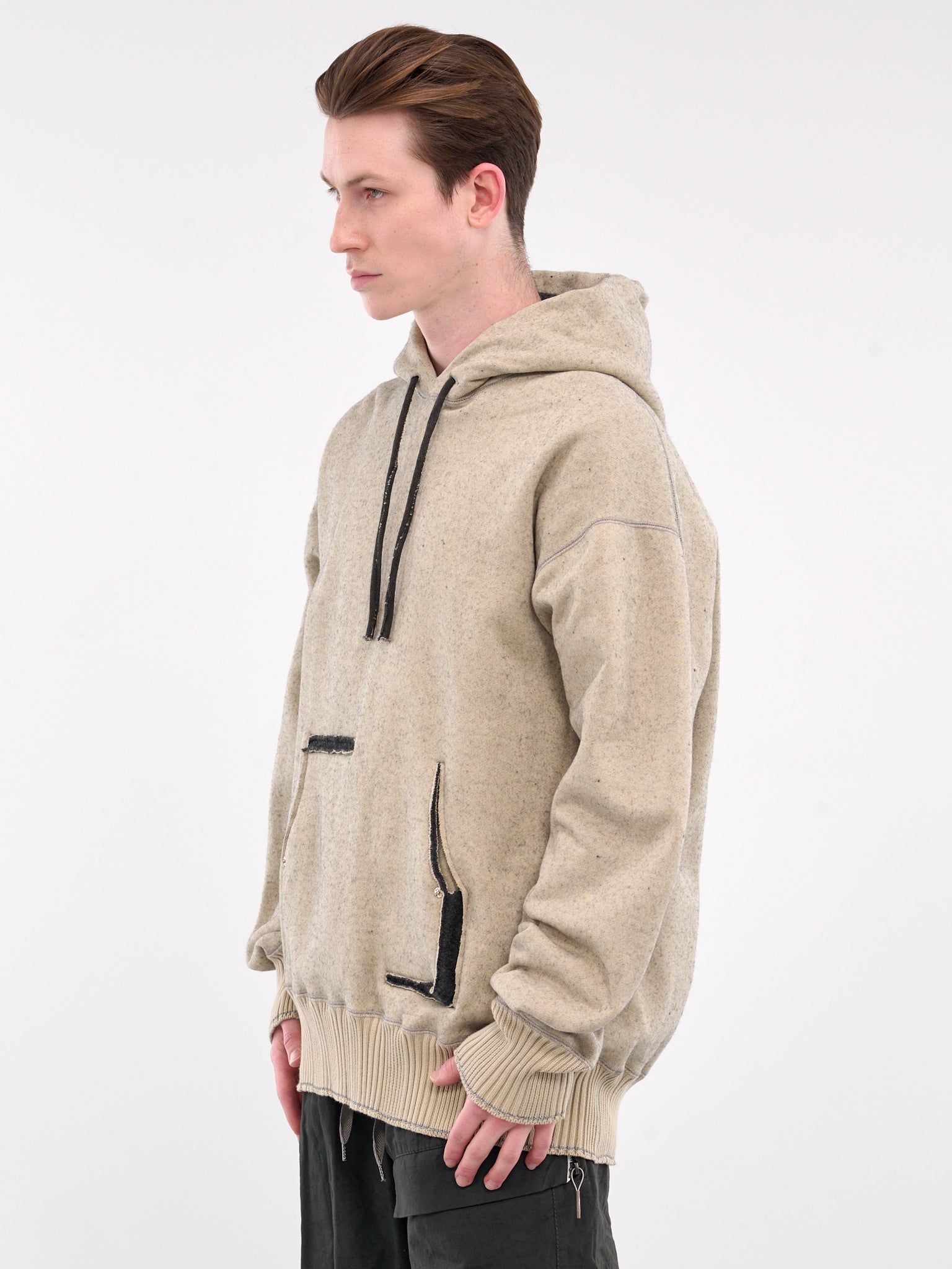 Displacement Hoodie (4880-LIGHT-GREY-DARK-GREY)