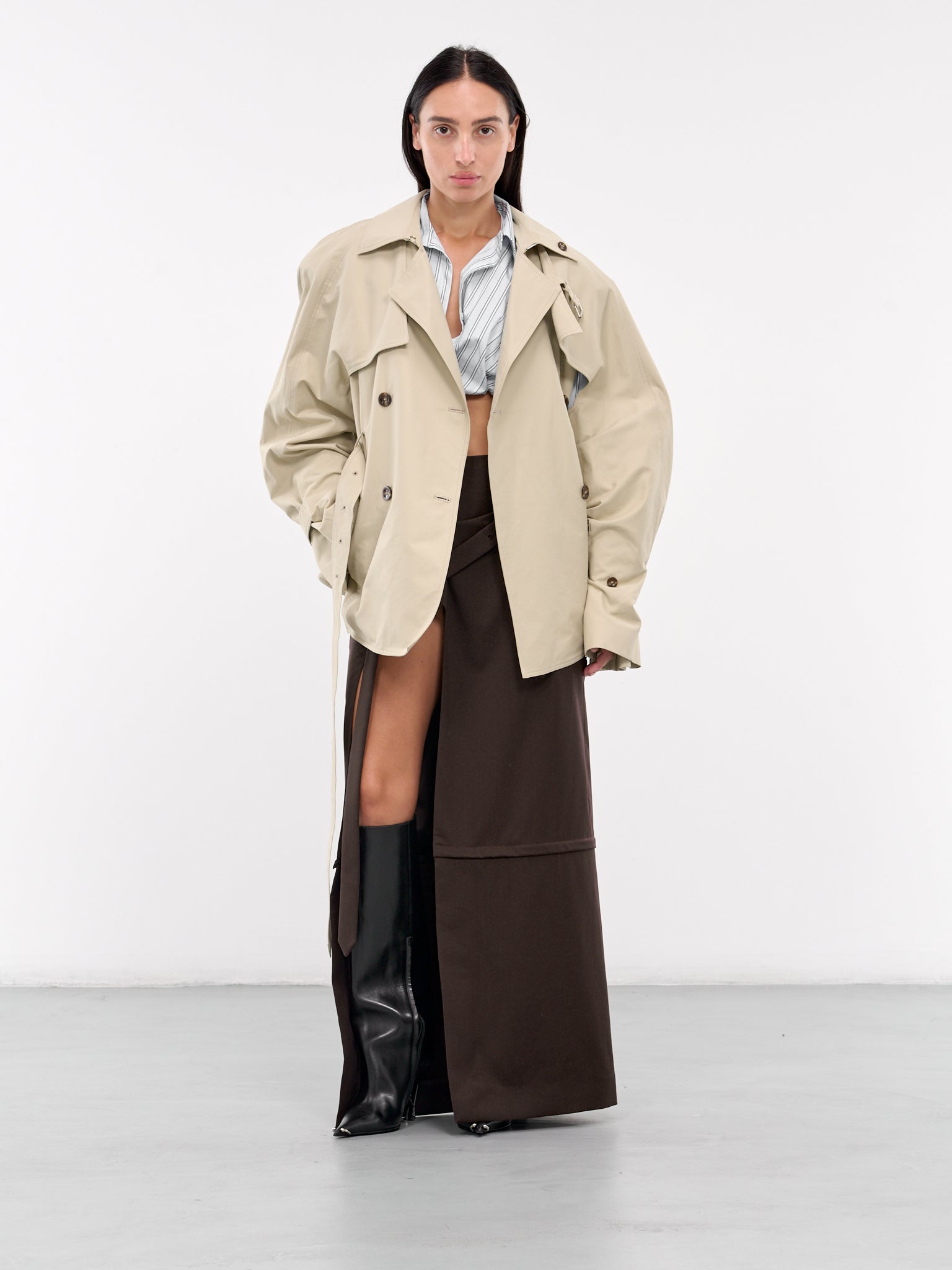 Nocturne Trench Jacket (501-432-BEIGE)