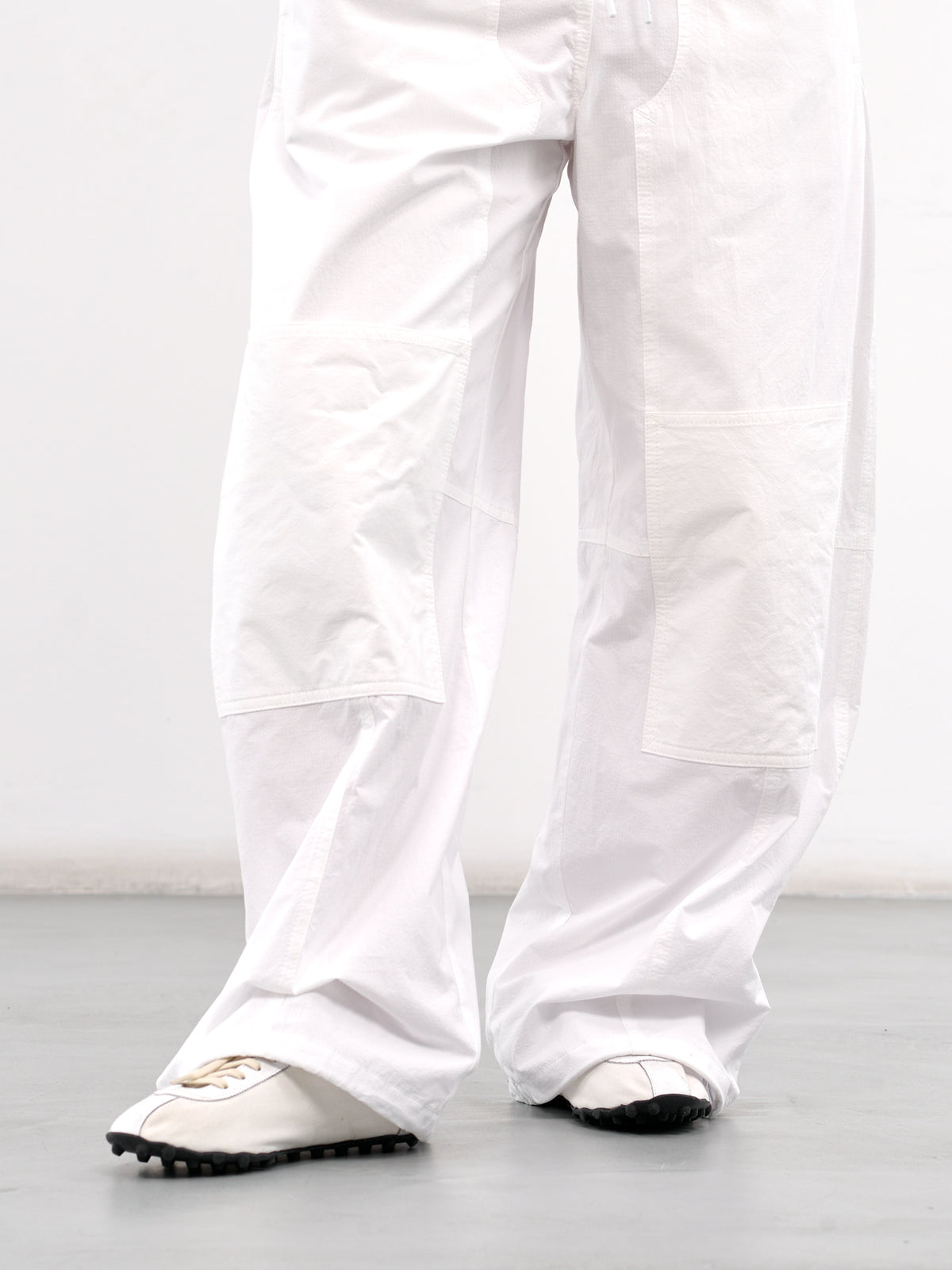 Wide Leg Paneled Trousers (5521W521-WHITE)