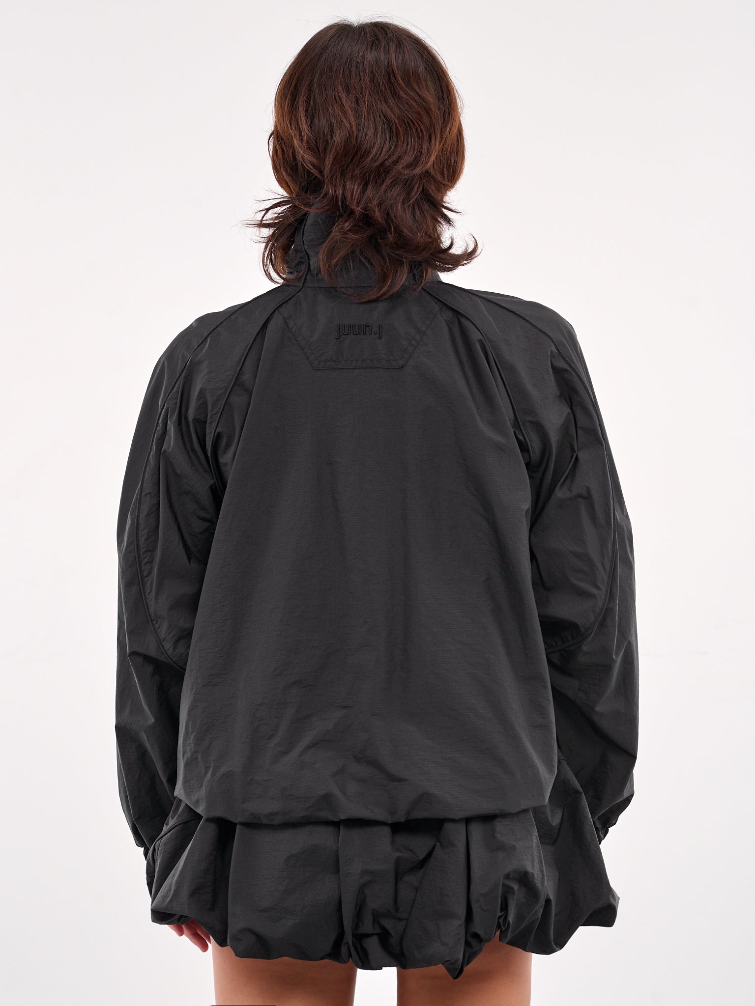 Cropped Zip-Up Blouson (5539W505-BLACK)