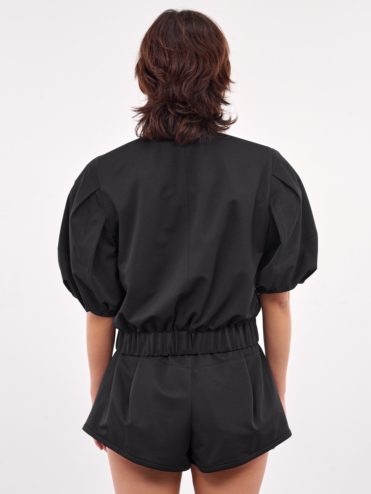 Zip-Up Puff Blouson (5539W515-BLACK)