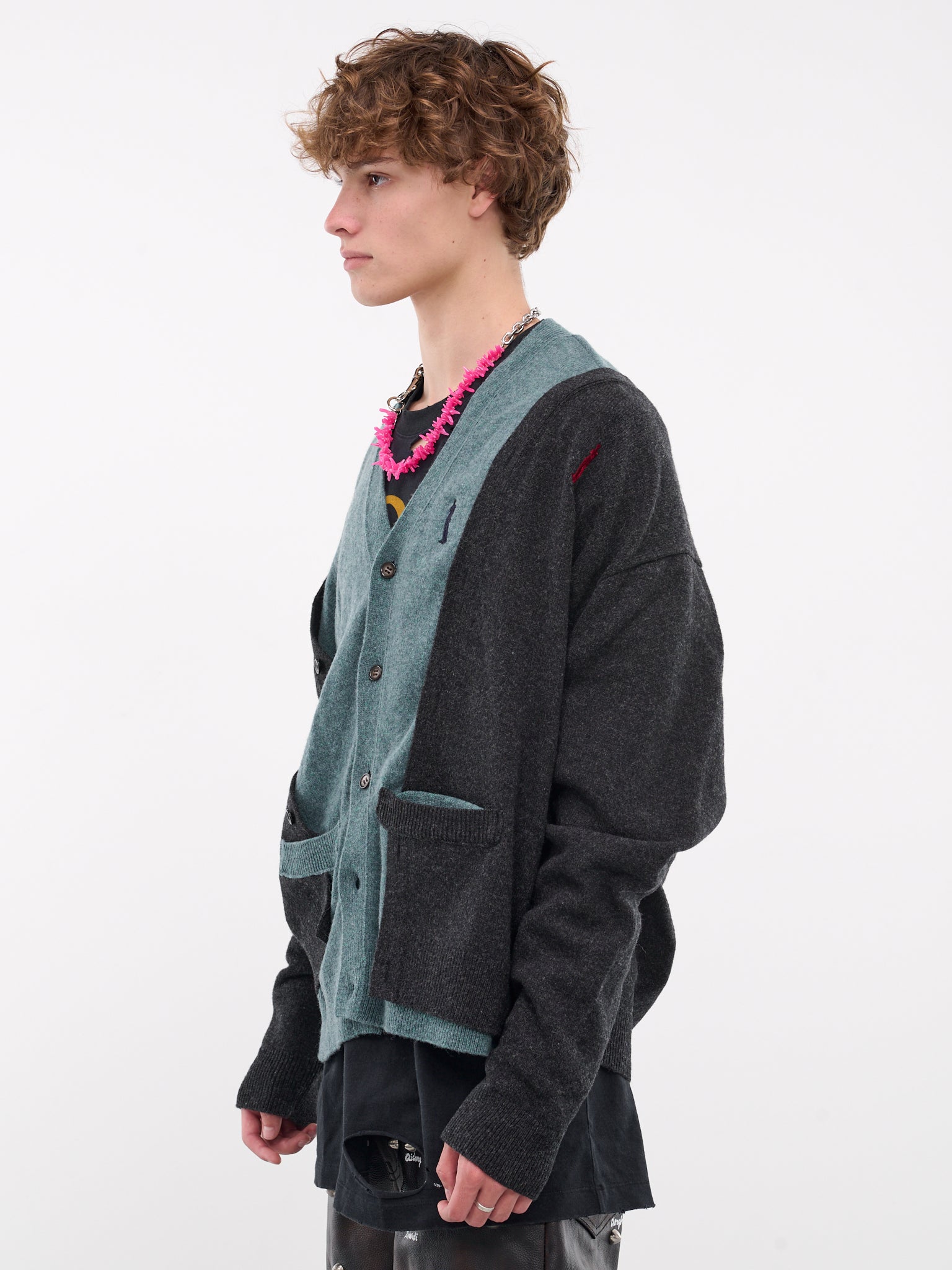 DOUBLET Layered Cardigan | H.Lorenzo - side