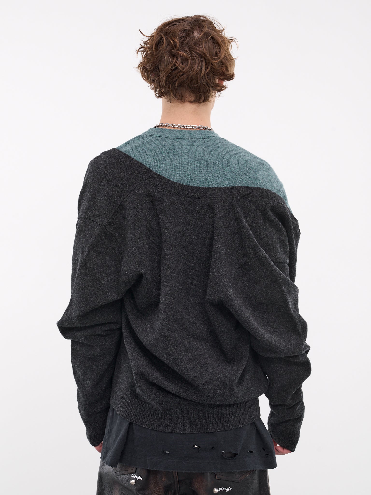 DOUBLET Layered Cardigan | H.Lorenzo - back