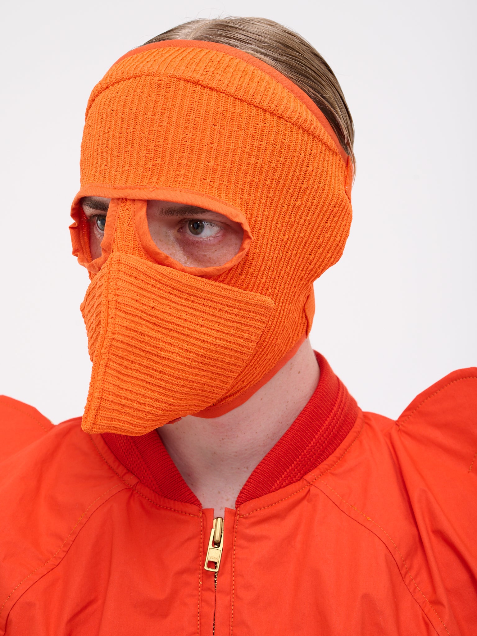 Walter Van Beirendonck Jock Mask in Orange for Men