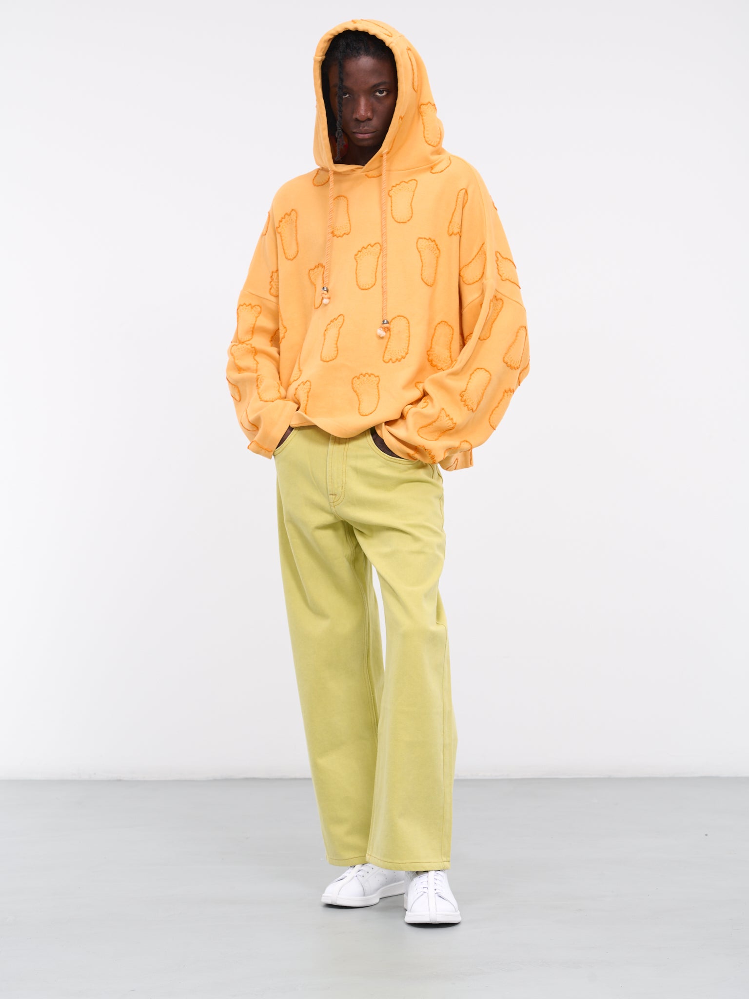 Foot Hoodie (607231201-2-ORANGE)