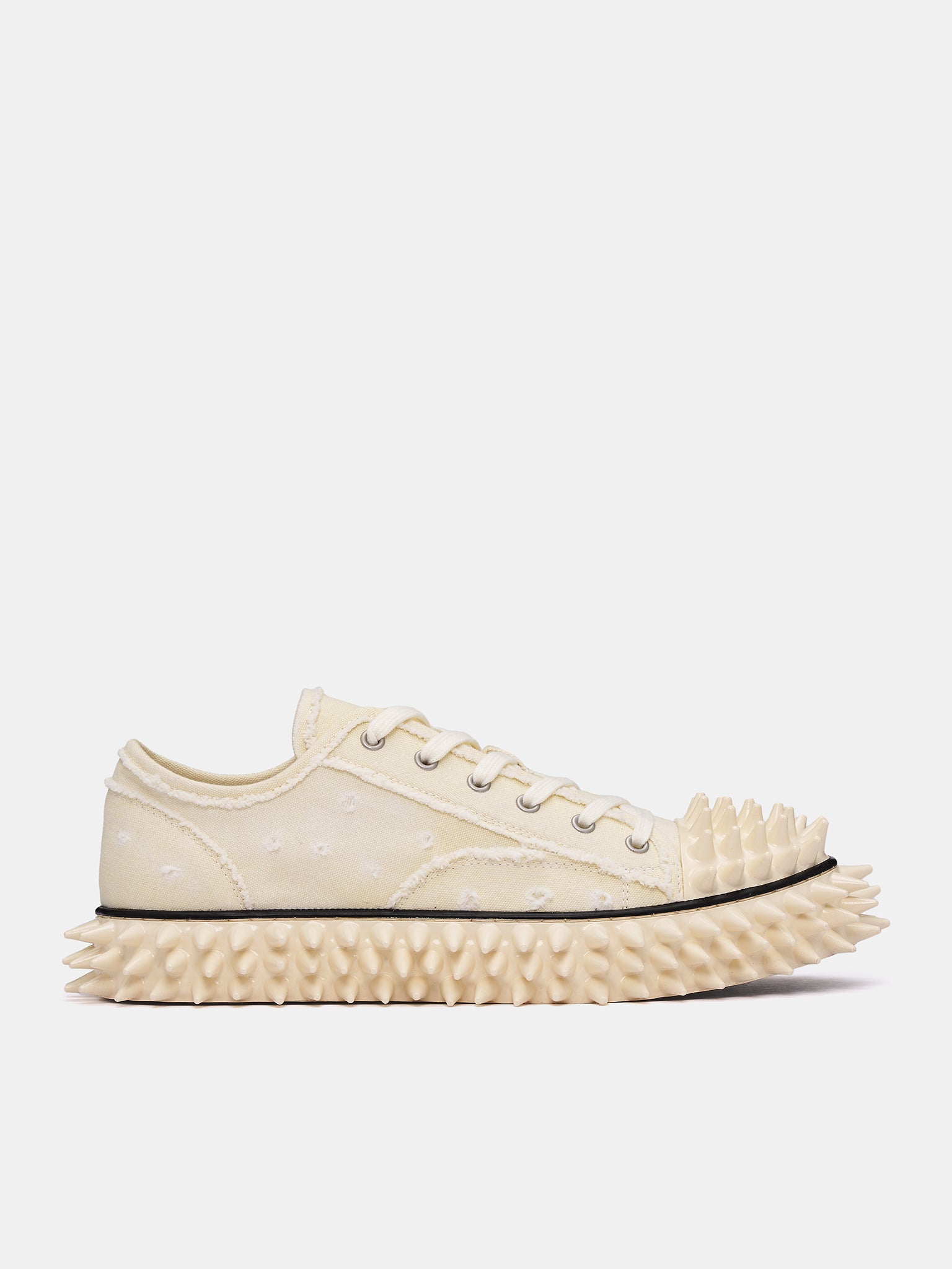 DOUBLET Spiky Canvas Sneakers | H. Lorenzo - side right