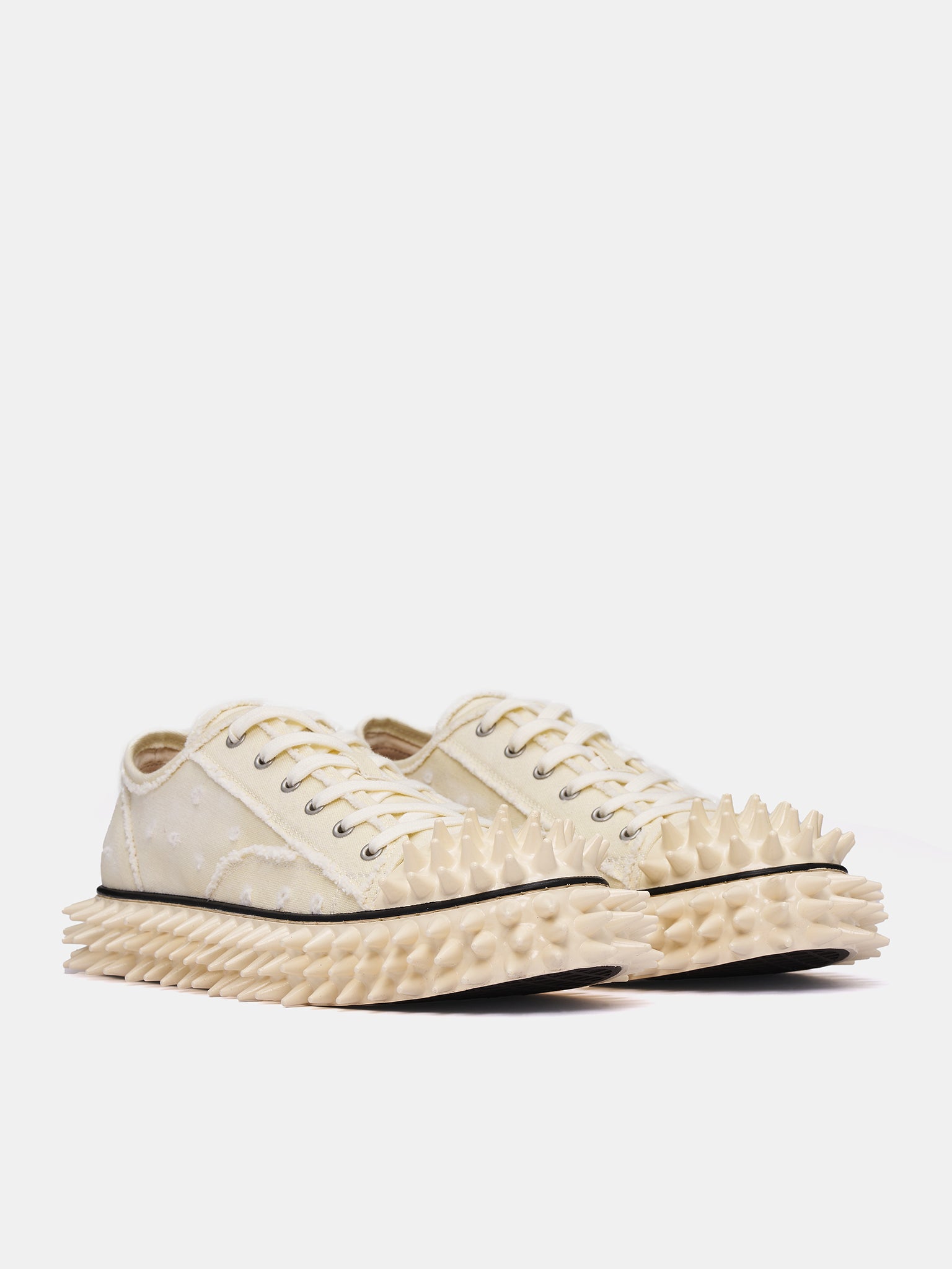 DOUBLET Spiky Canvas Sneakers | H. Lorenzo - side front