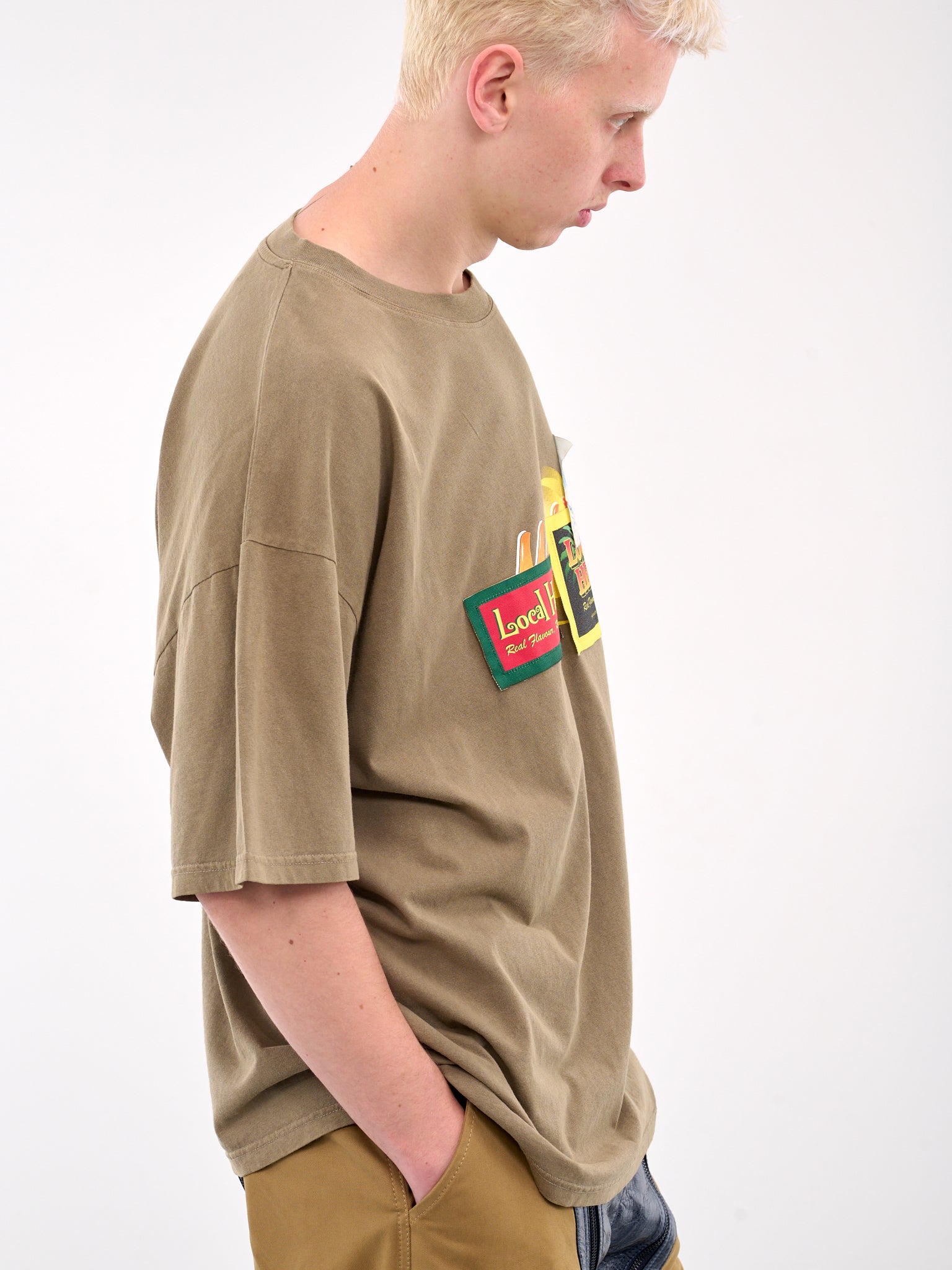 Oversized Graphic Tee (621JE03411F-GREEN)