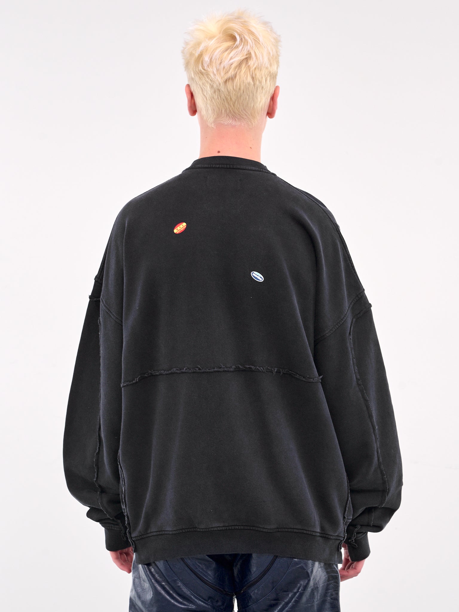 Zip Up Crewneck (642JS02002L-BLACK)