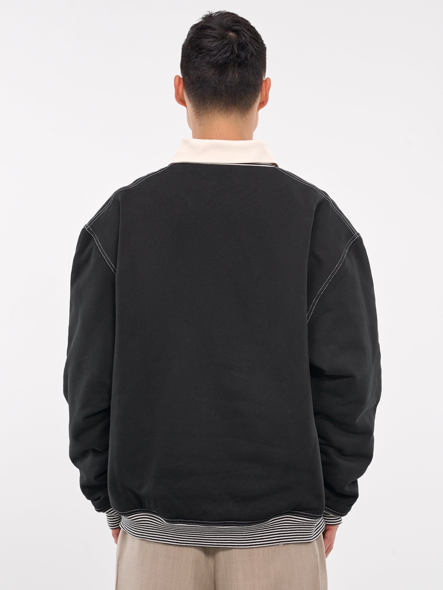 Polo Sweater (644JS01001F-BLACK)