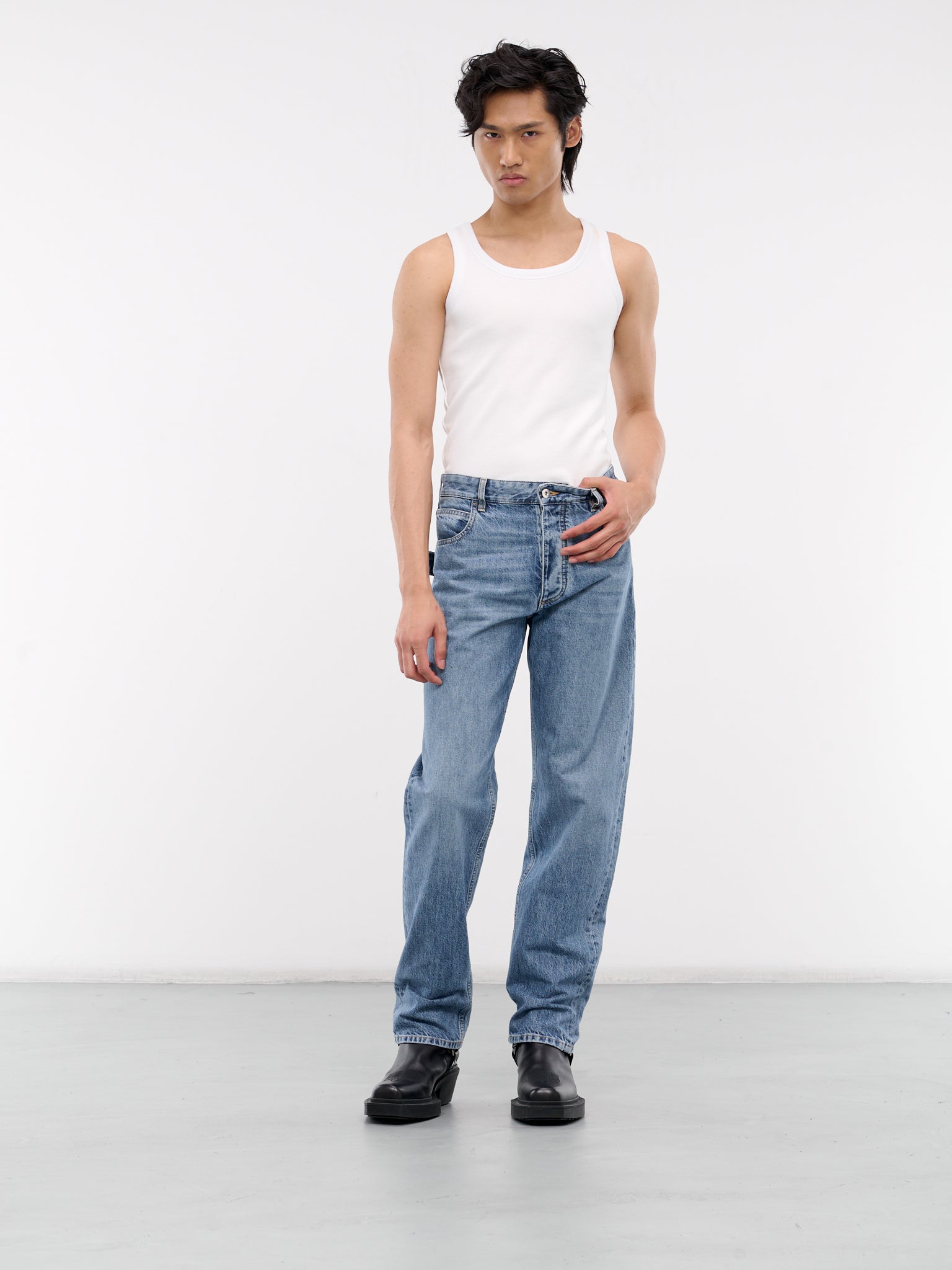 BOTTEGA VENETA Vintage Wash Jeans | H. Lorenzo - styled