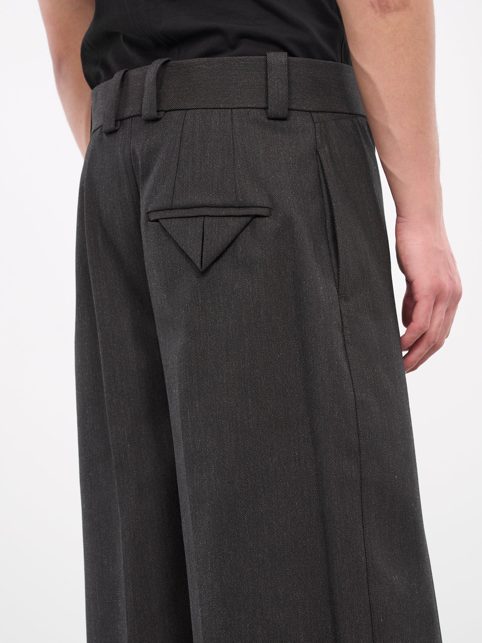 QUIRA drawstring-waist cropped trousers - Grey
