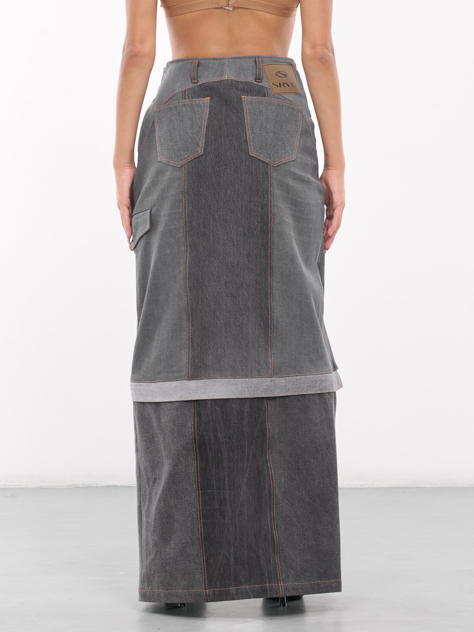 Denim Metro Skirt (777-397-DENIM-GREYS)