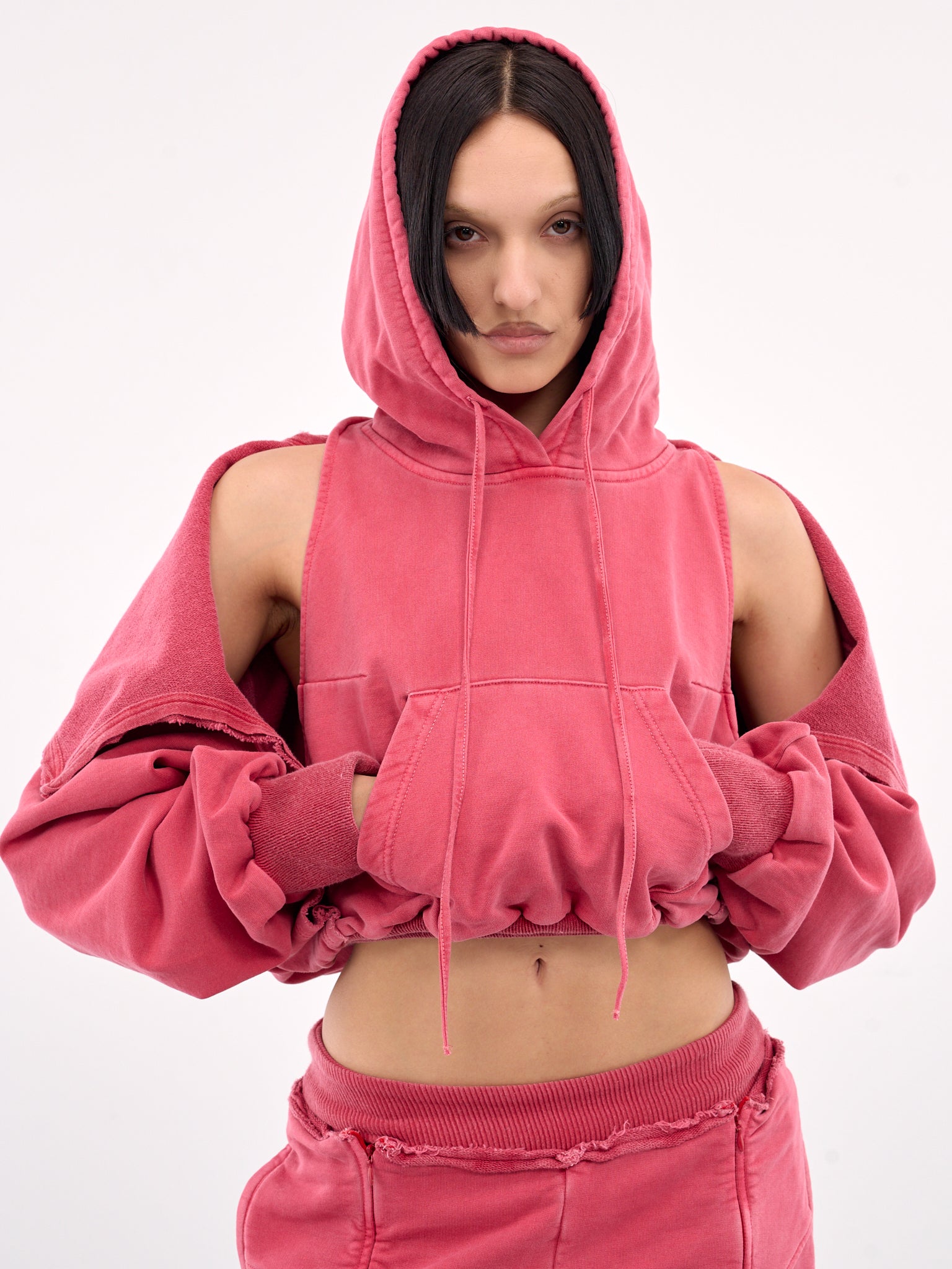 Cape Hoodie (809-783-CLOAKED-RED)