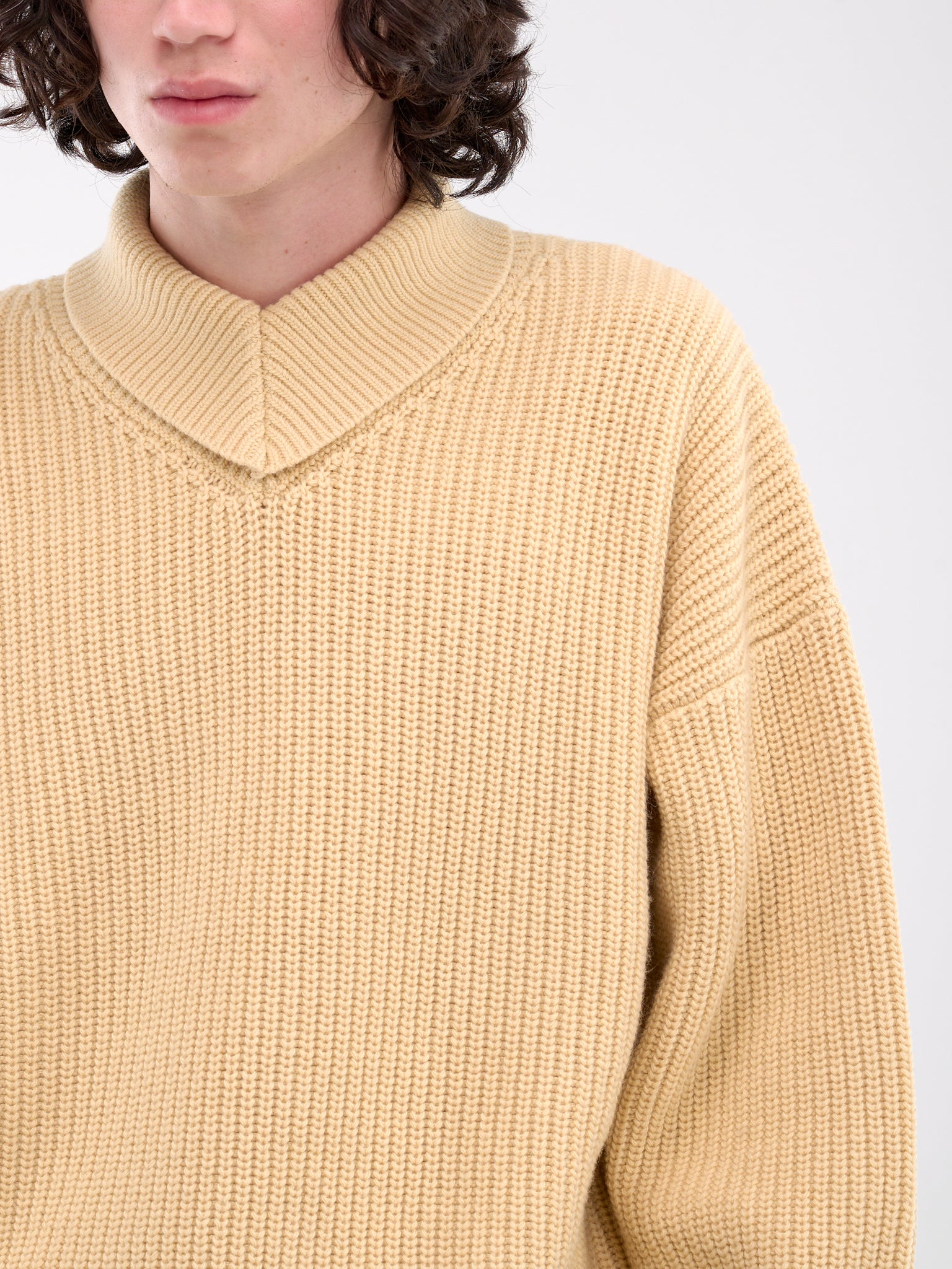 Wool-Cashmere Sweater (812511V4VY0-7418-SHELL)