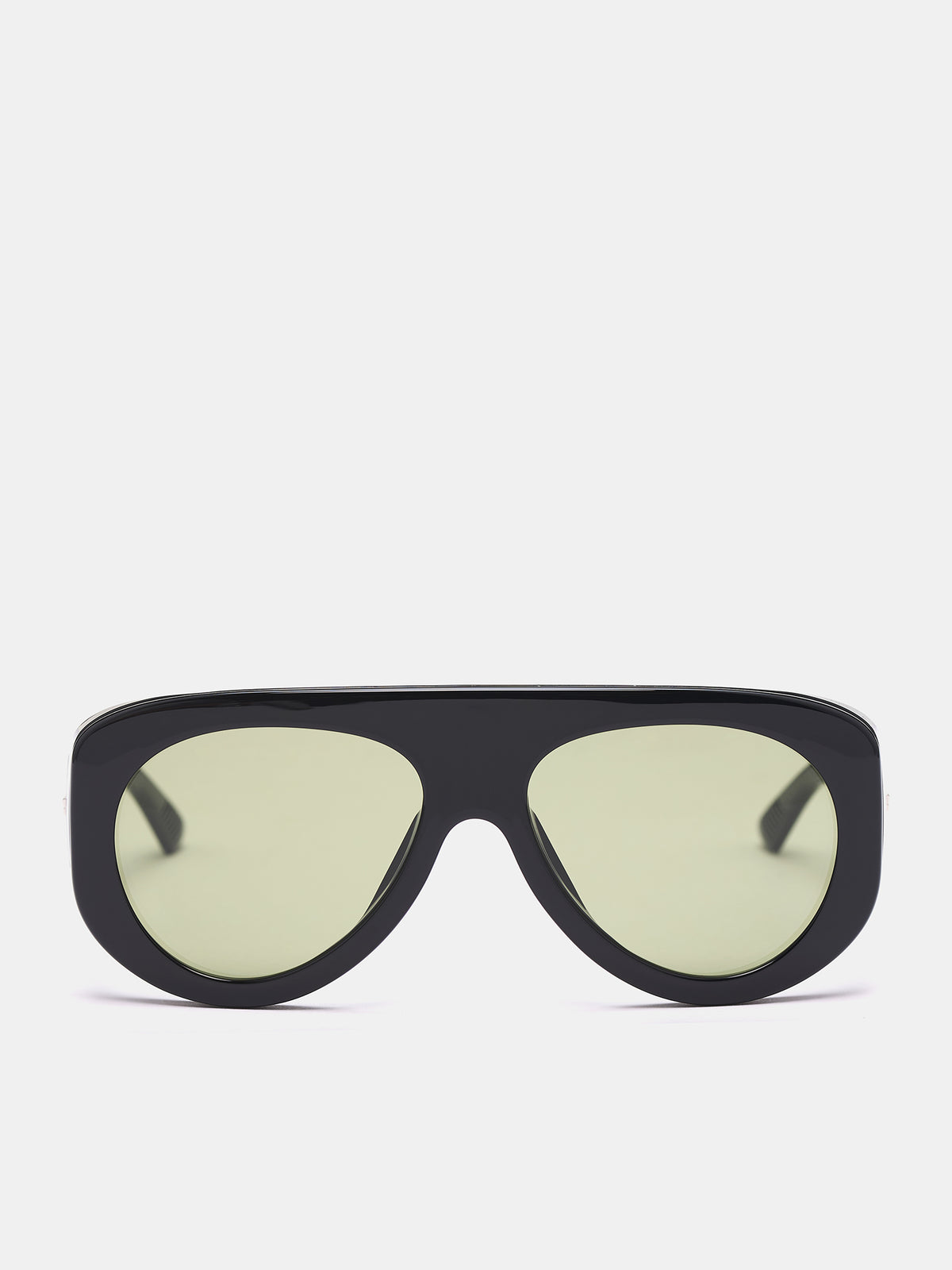 Osservatorio Aviator Sunglasses (821497VBL80-BLACK-GREEN)