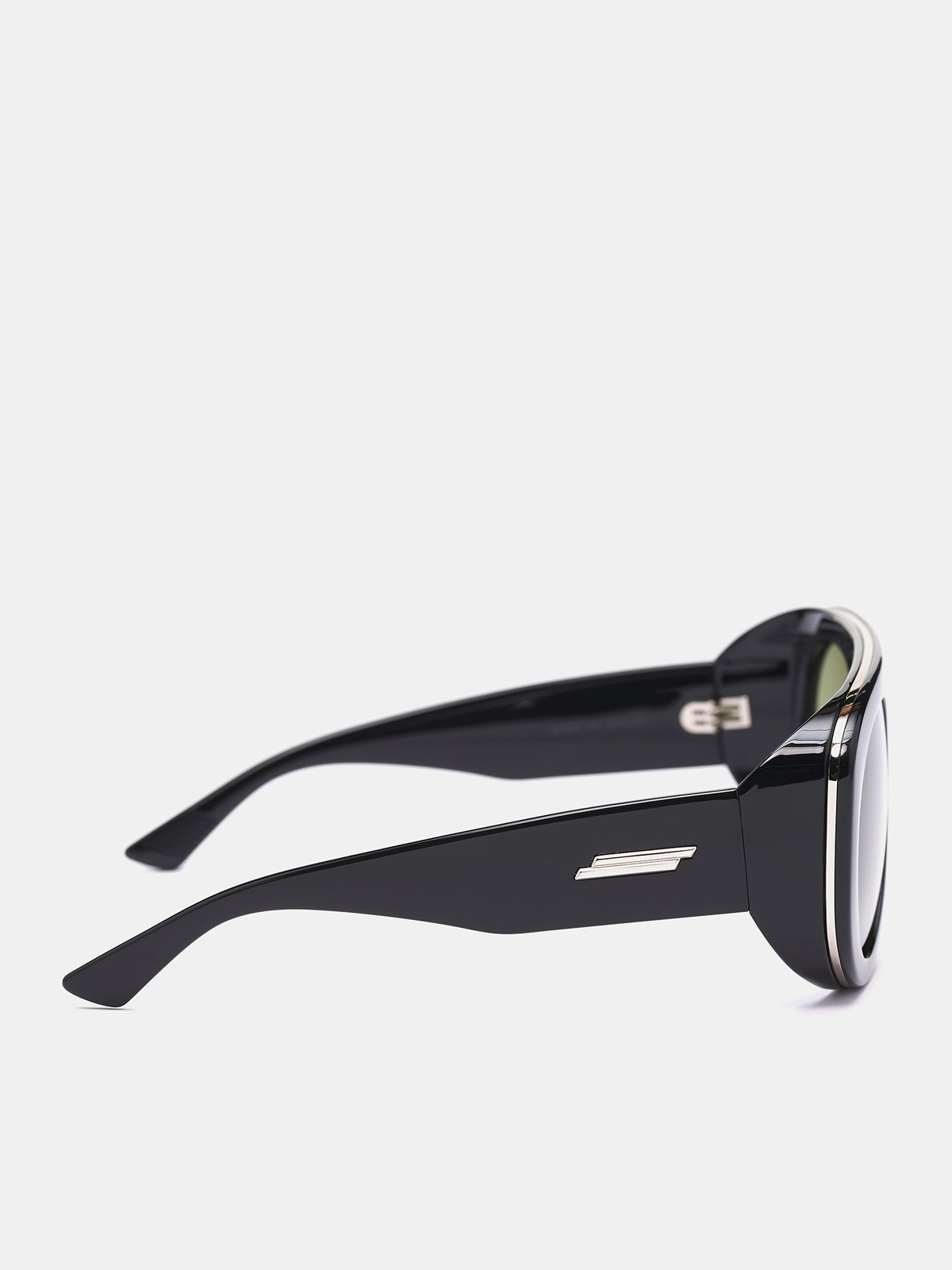 Osservatorio Aviator Sunglasses (821497VBL80-BLACK-GREEN)