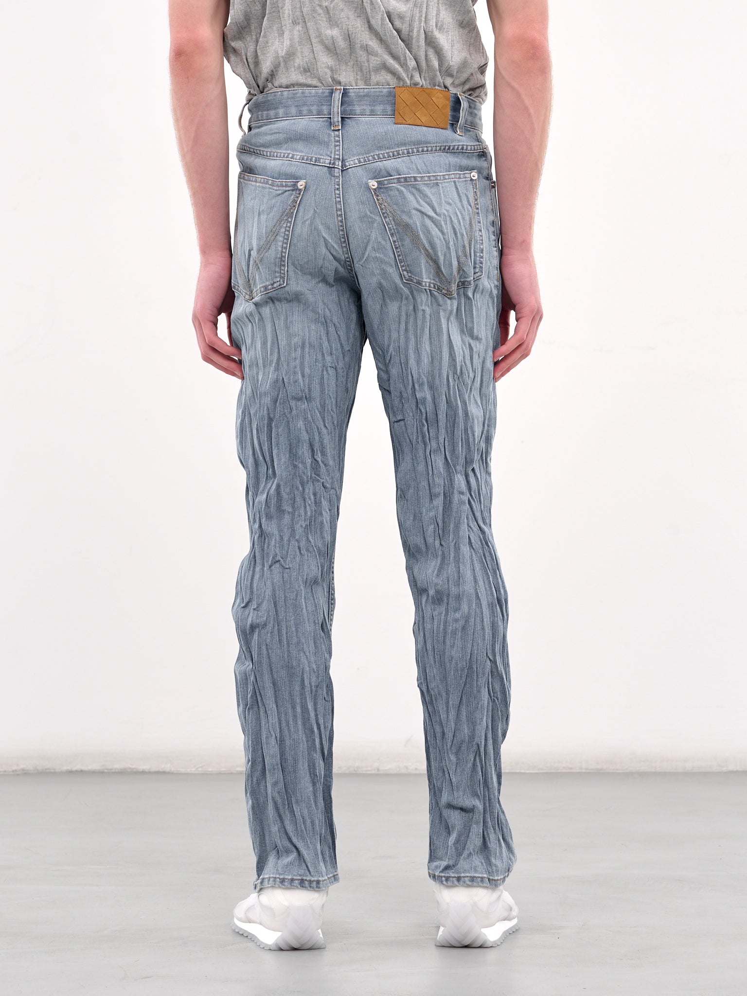 Crushed Denim Jeans (833038V5N10-LIGHT-BLUE)