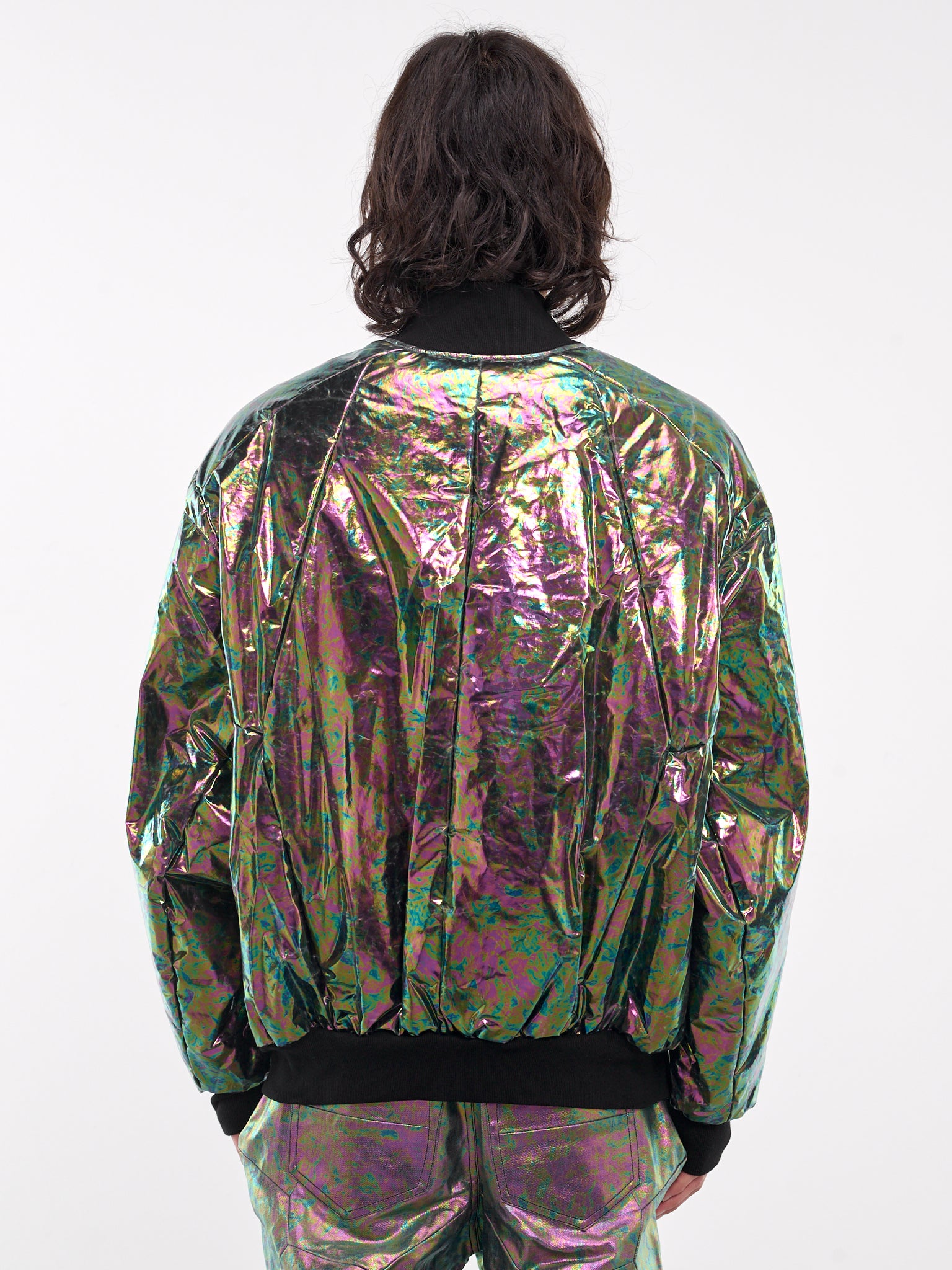 Iridescent Bomber Jacket (877BLM1-R-ACID)