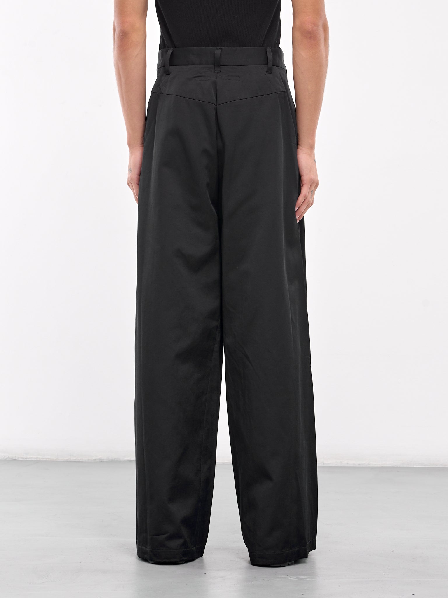 Wide Leg Trousers (877PAM1-BLACK)