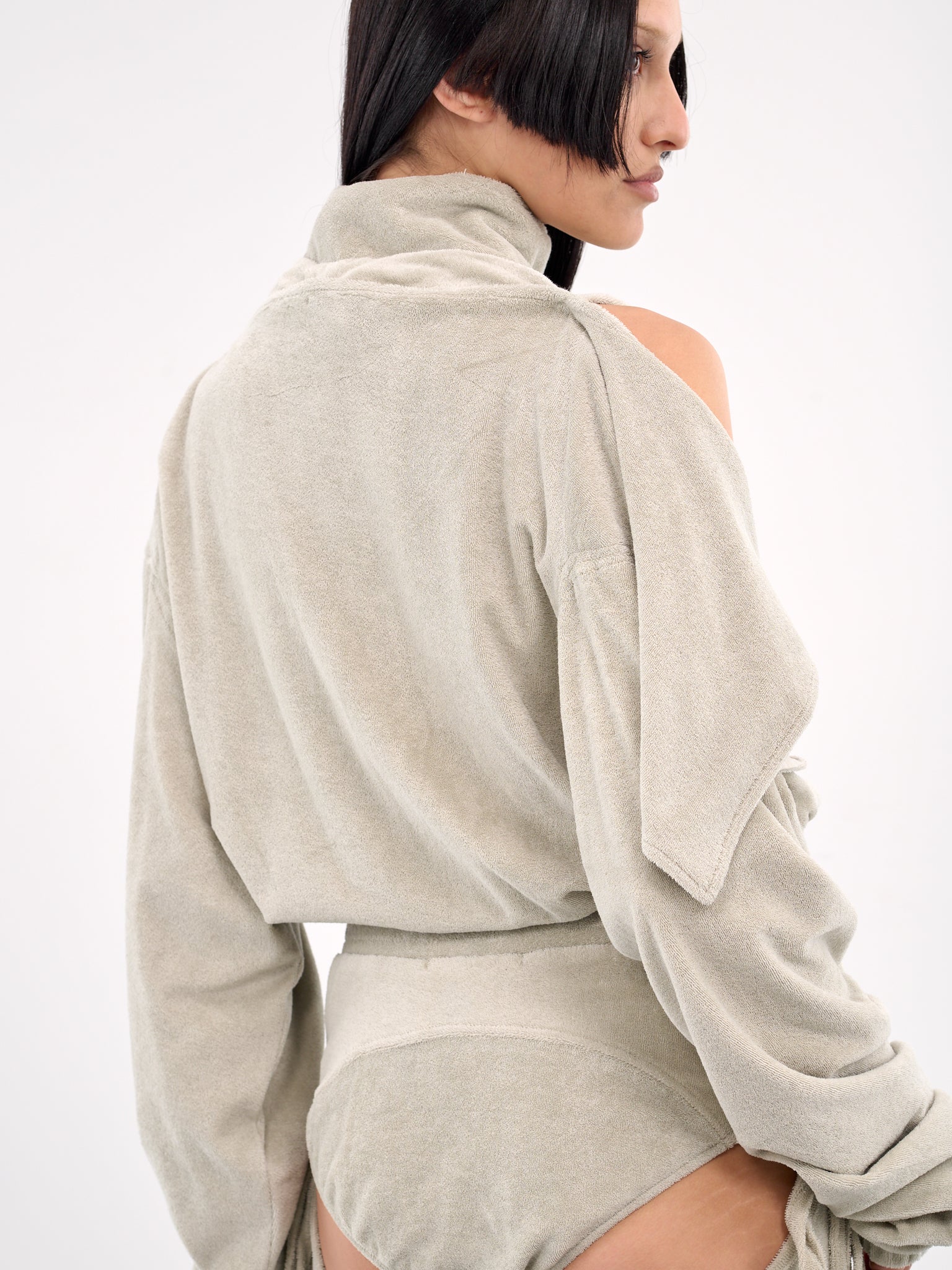 Cape Zip Up Jacket (885-730-CLOAKED-SAND)