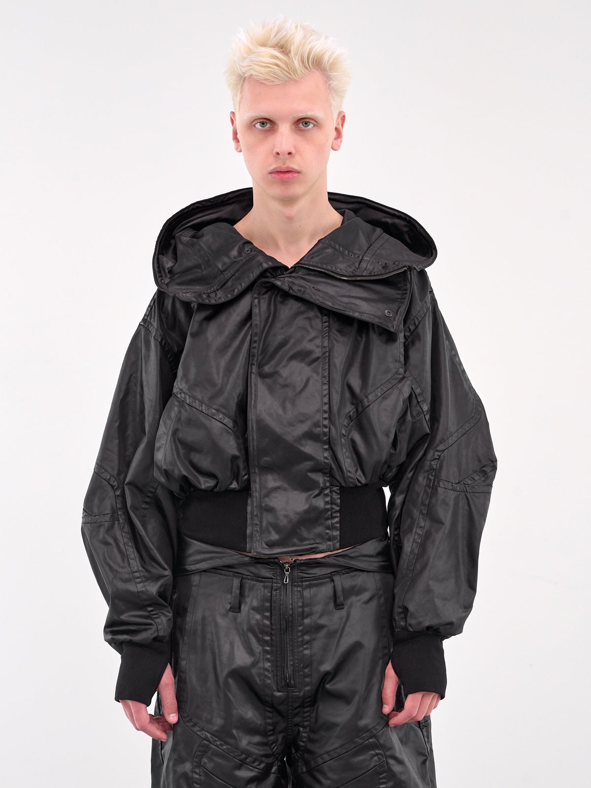 Hooded Berg Bomber (897BLM3-BLACK)