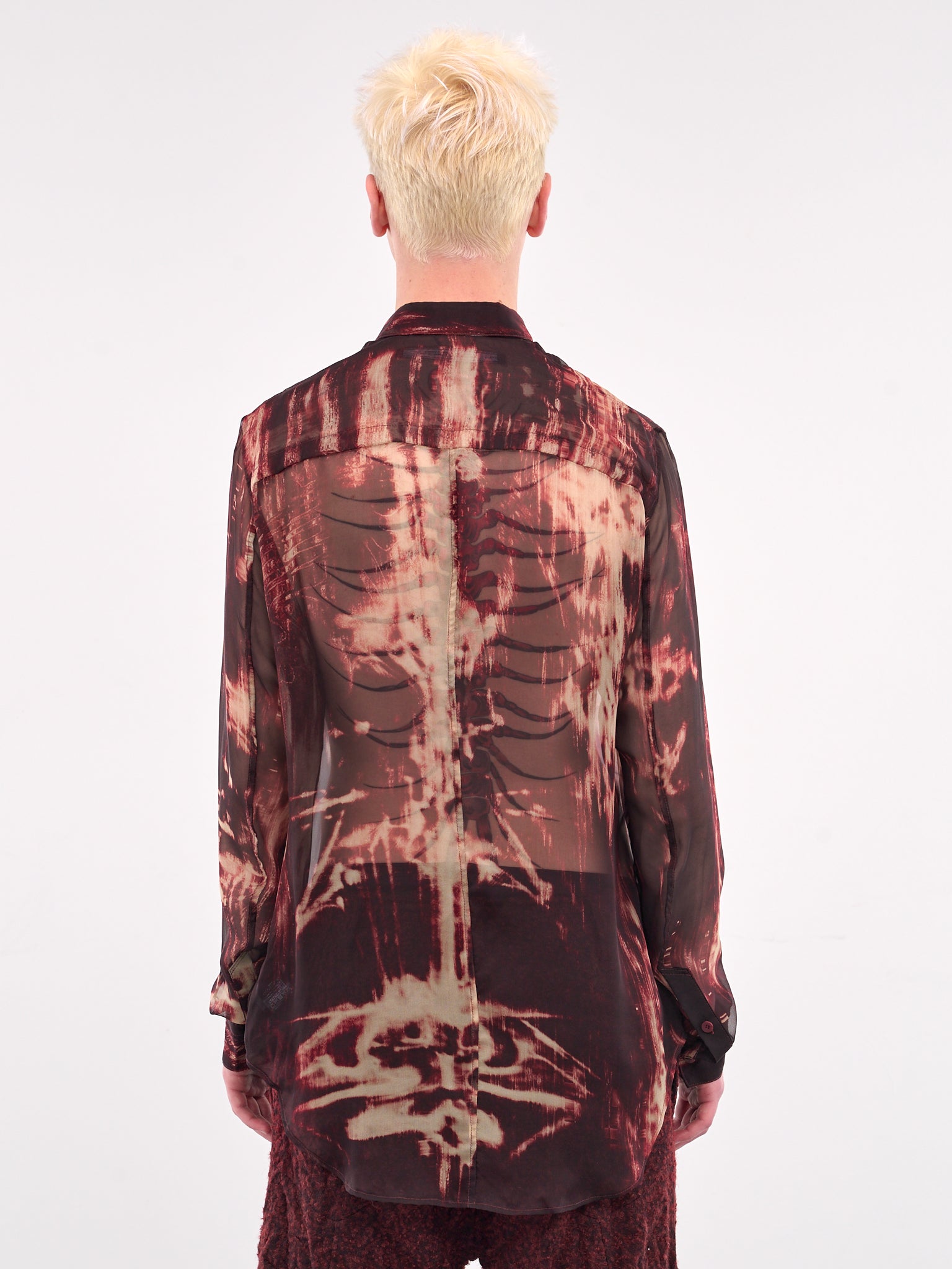 Silk Prayer Shirt (897SHM4-BLOOD)