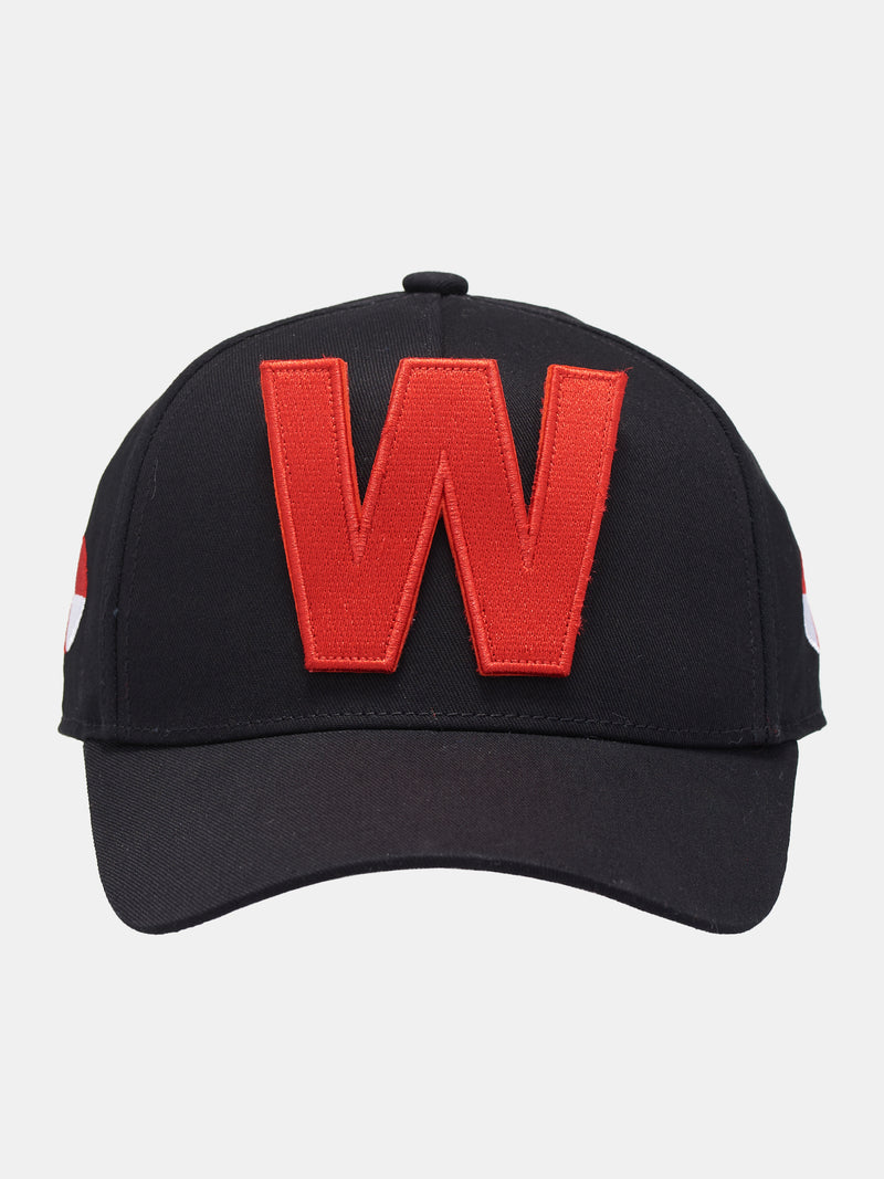 W Detachable Appliqué Hat (9004-W-COMB-IV-BLACK)