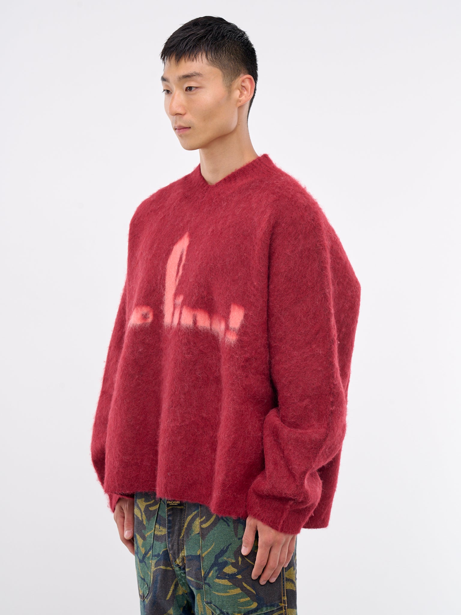 Brush Mohair Jumper (948YA01102-RED)