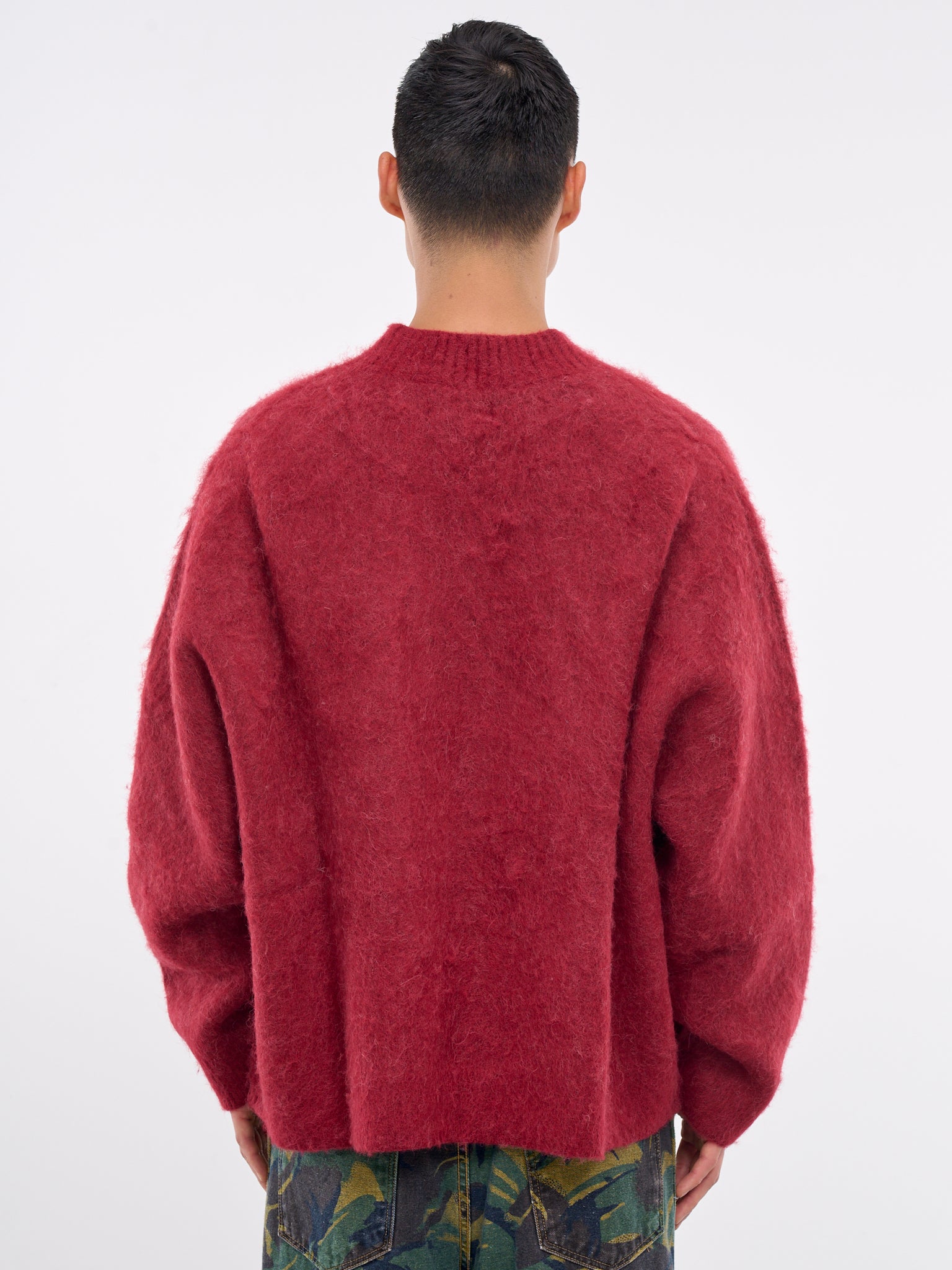 Brush Mohair Jumper (948YA01102-RED)