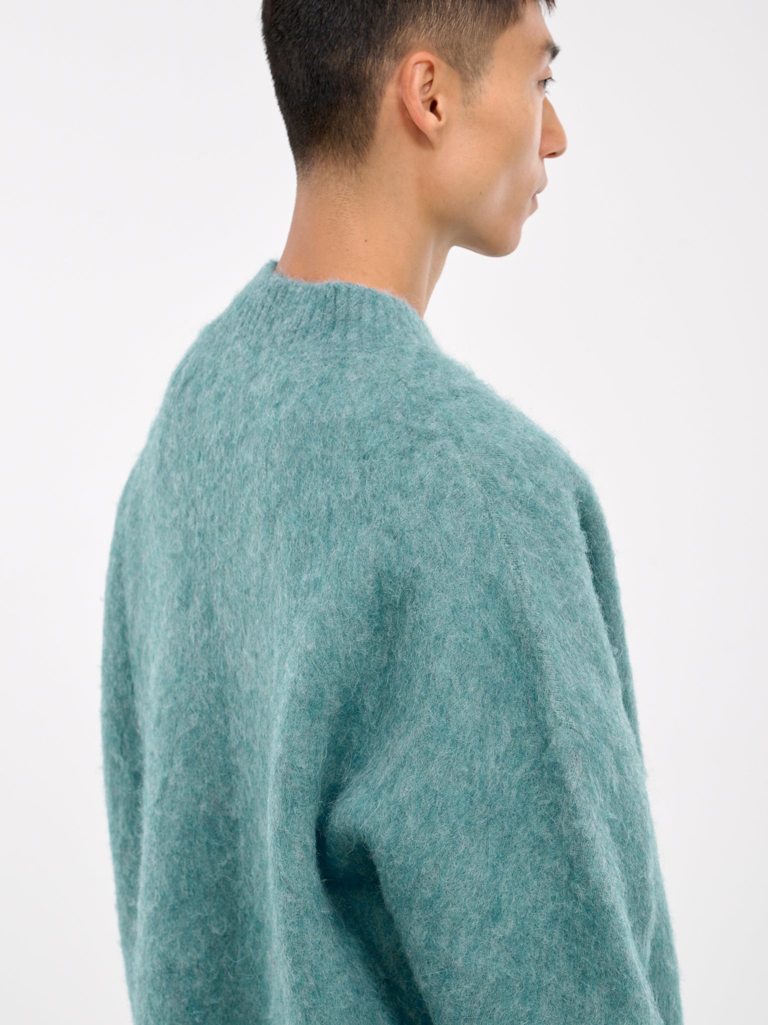 Brush Mohair Jumper (948YA01505-BLUE)