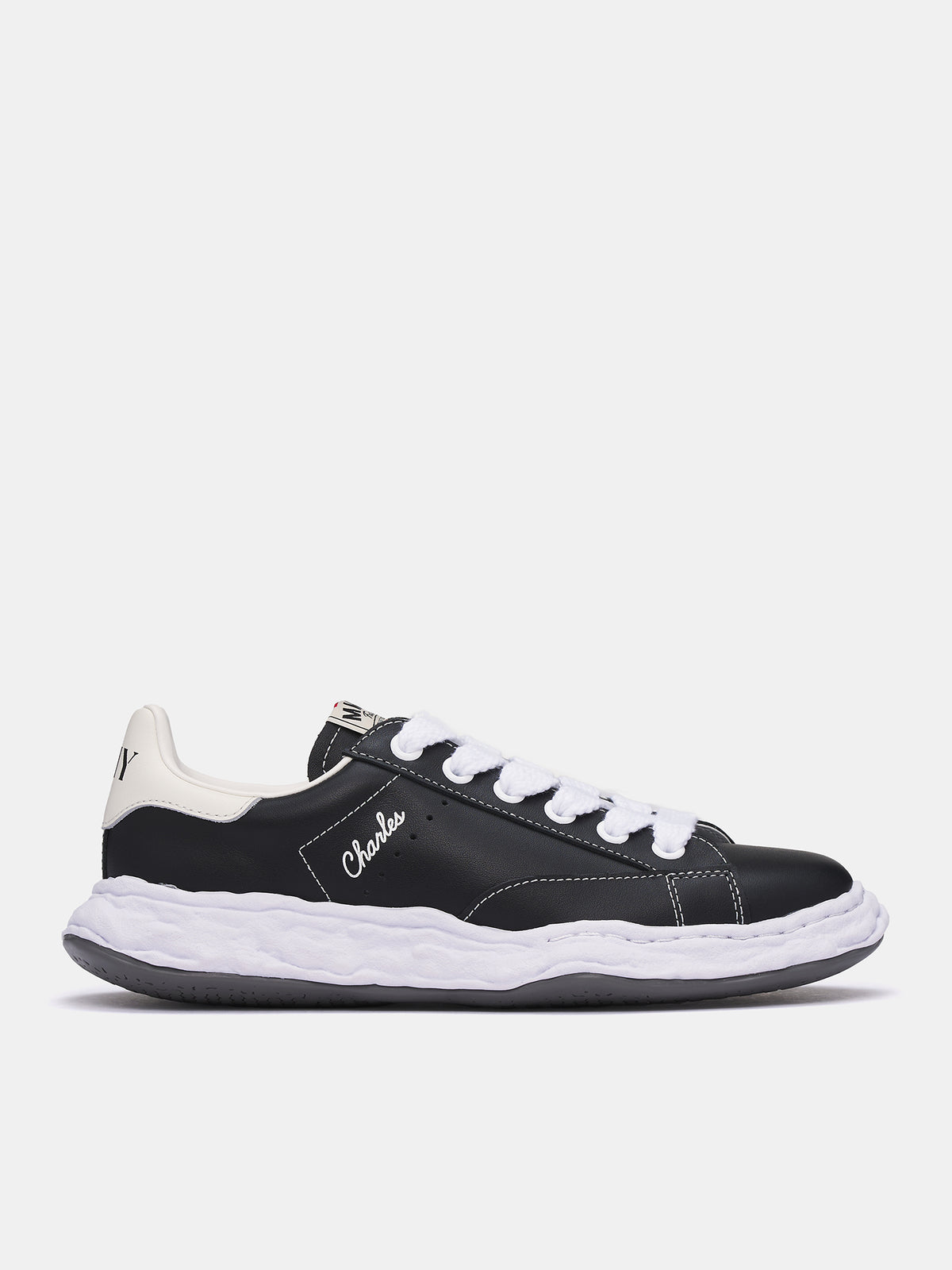 Leather Charles OG Sneakers (A12FW701-BLACK)